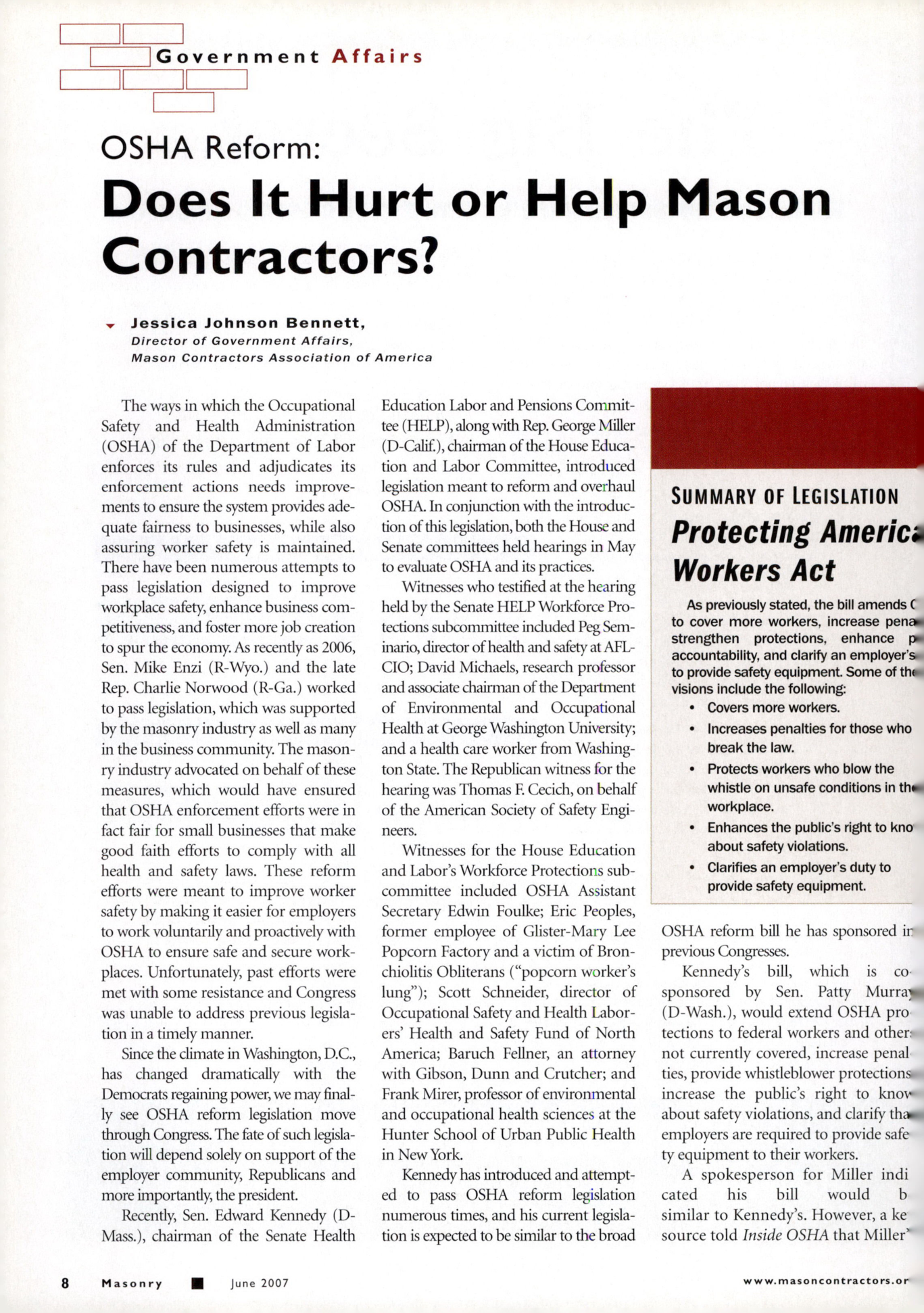 Masonry Magazine June 2007 Page. 10