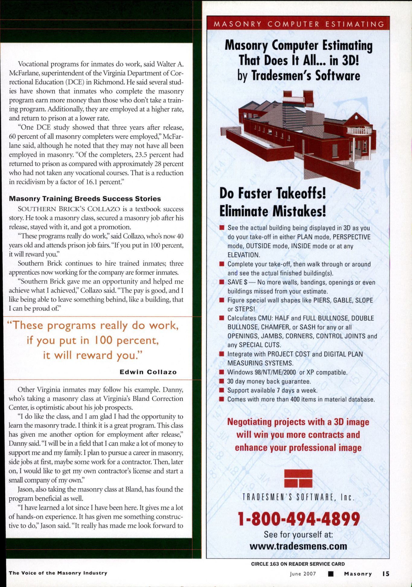 Masonry Magazine June 2007 Page. 17