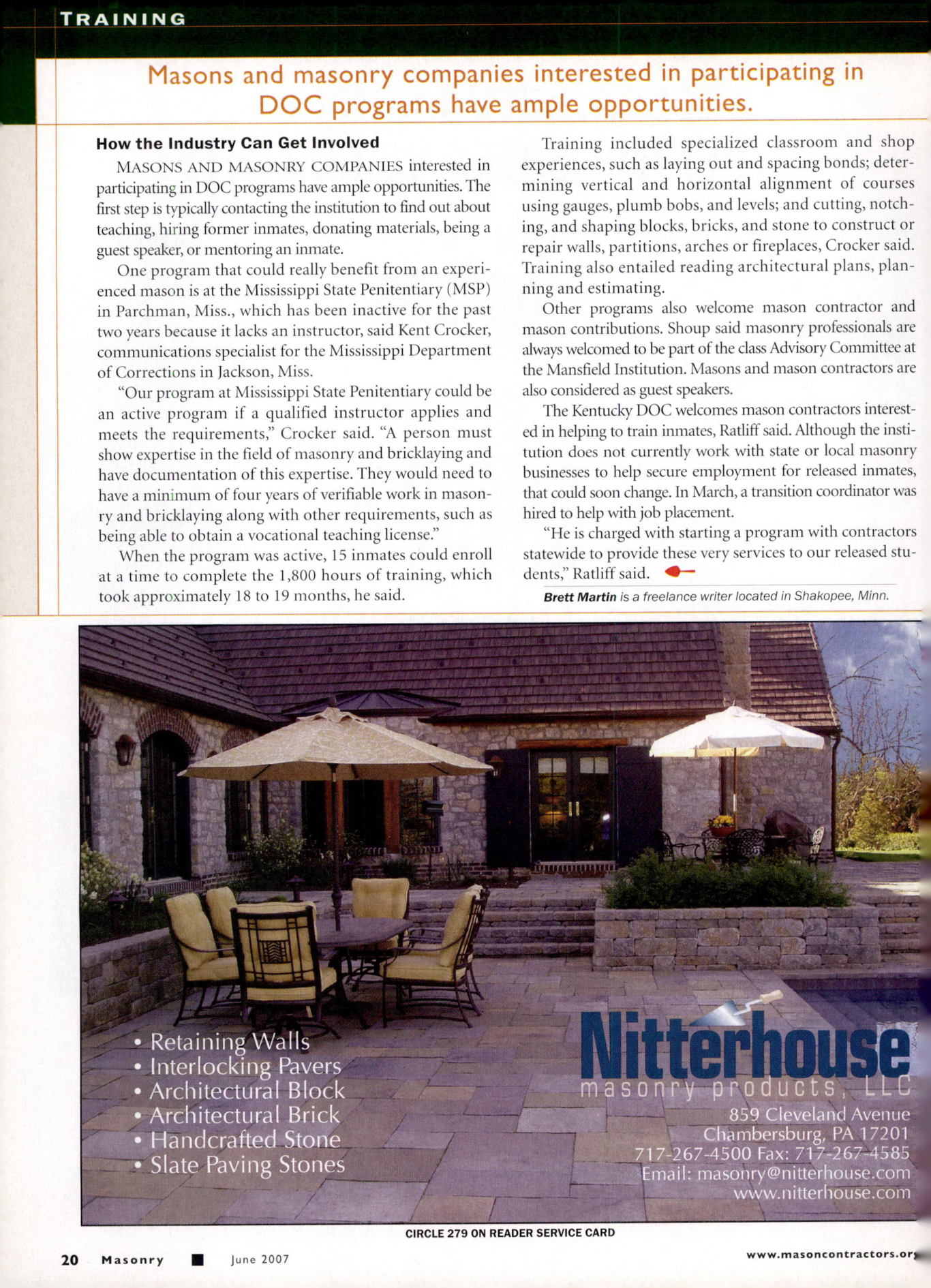 Masonry Magazine June 2007 Page. 22