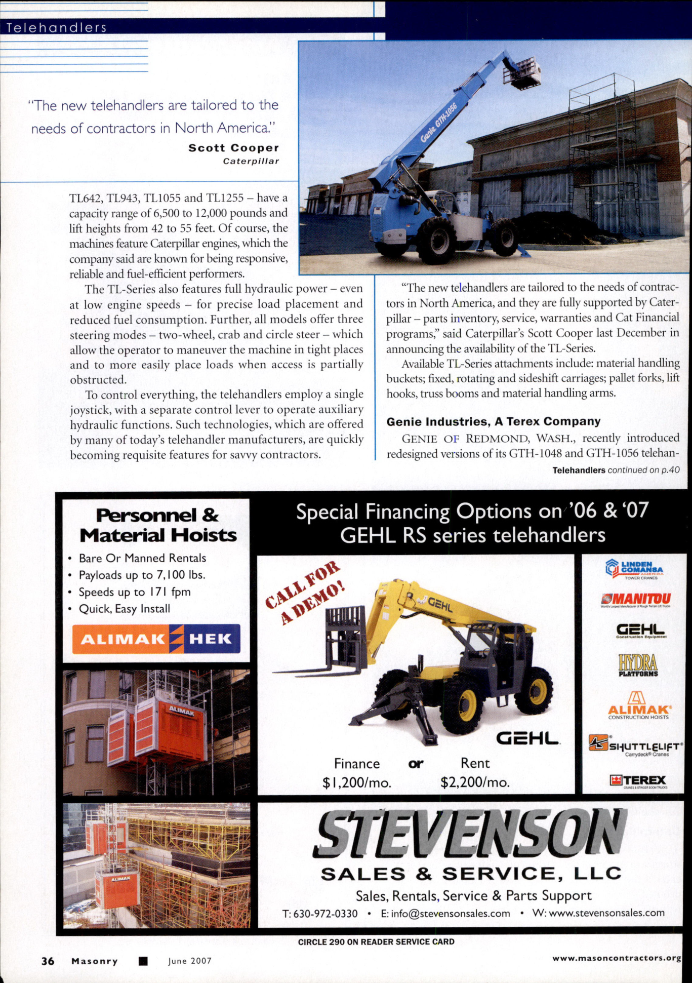 Masonry Magazine June 2007 Page. 38
