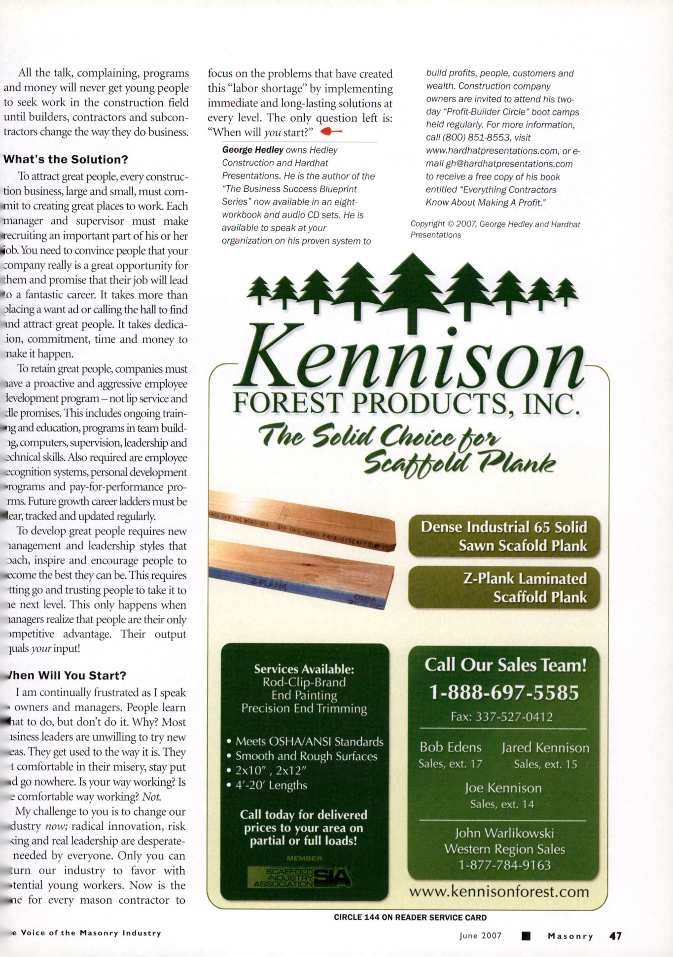 Masonry Magazine June 2007 Page. 49