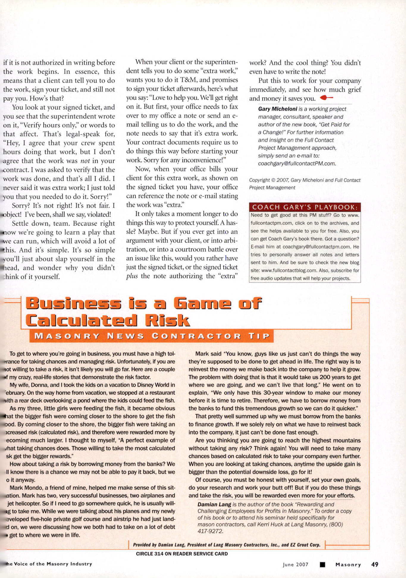 Masonry Magazine June 2007 Page. 51