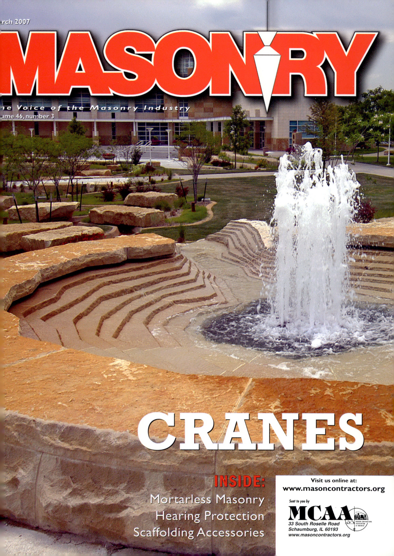 Masonry Magazine March 2007 Page. 1
