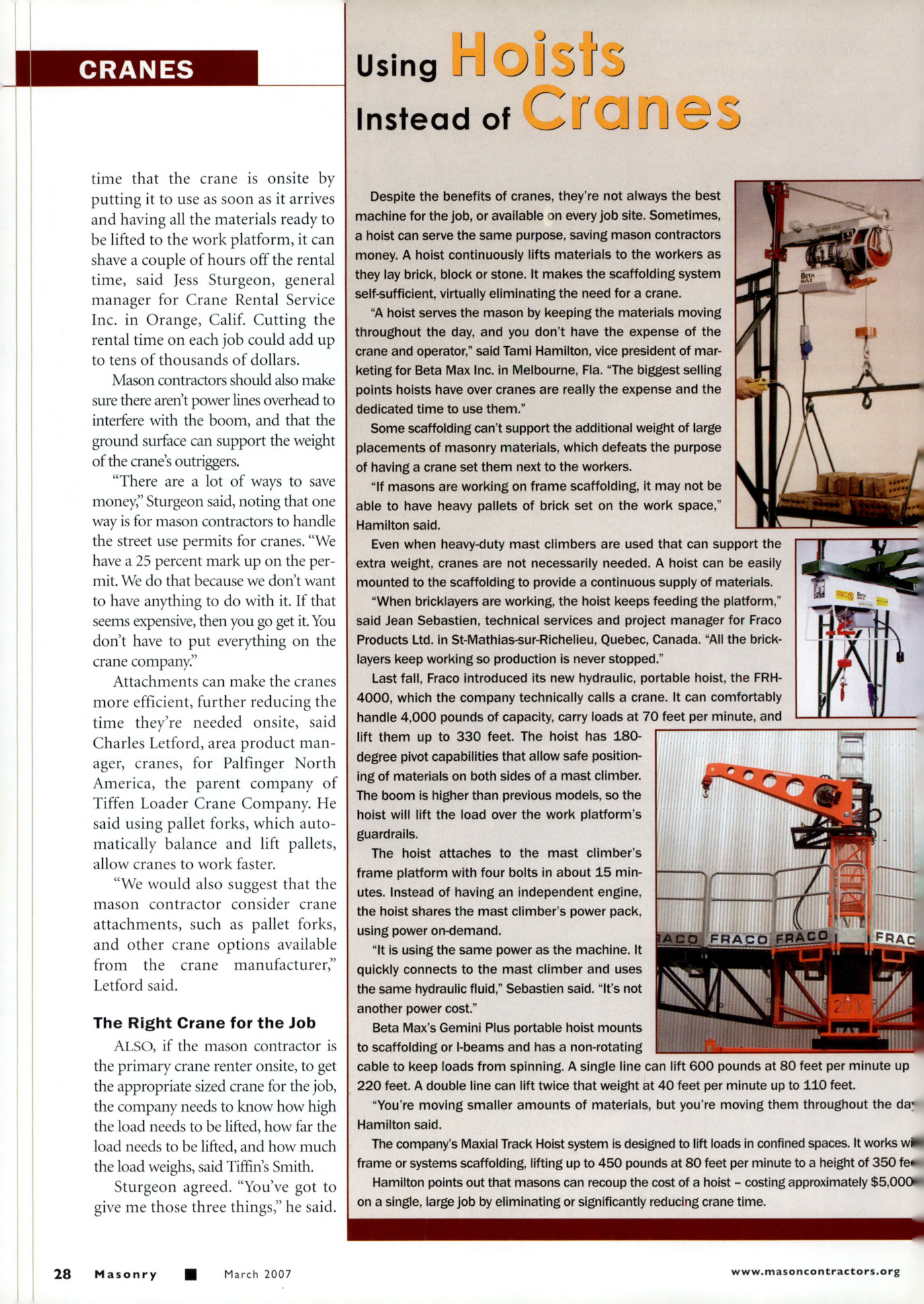 Masonry Magazine March 2007 Page. 30
