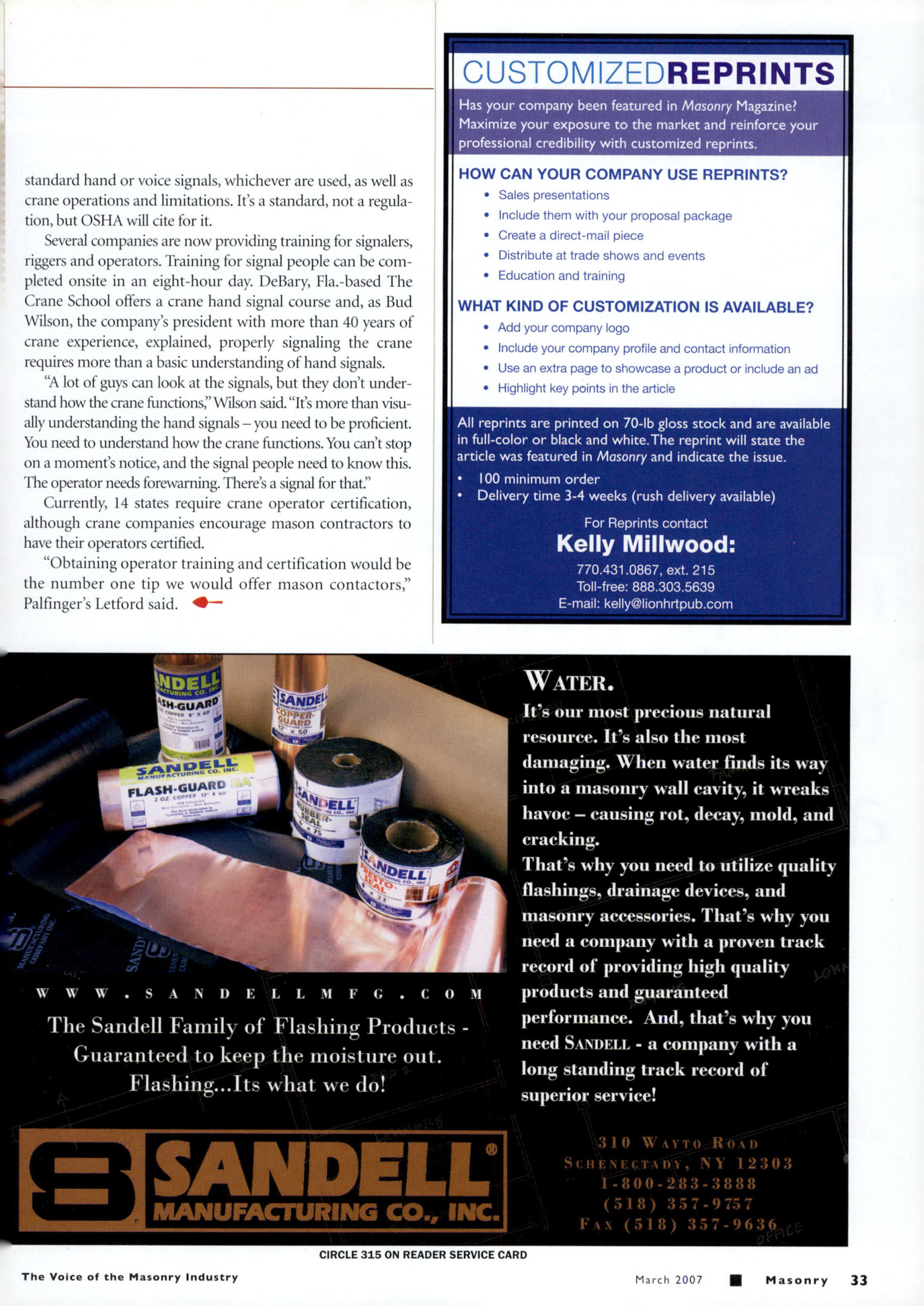 Masonry Magazine March 2007 Page. 35