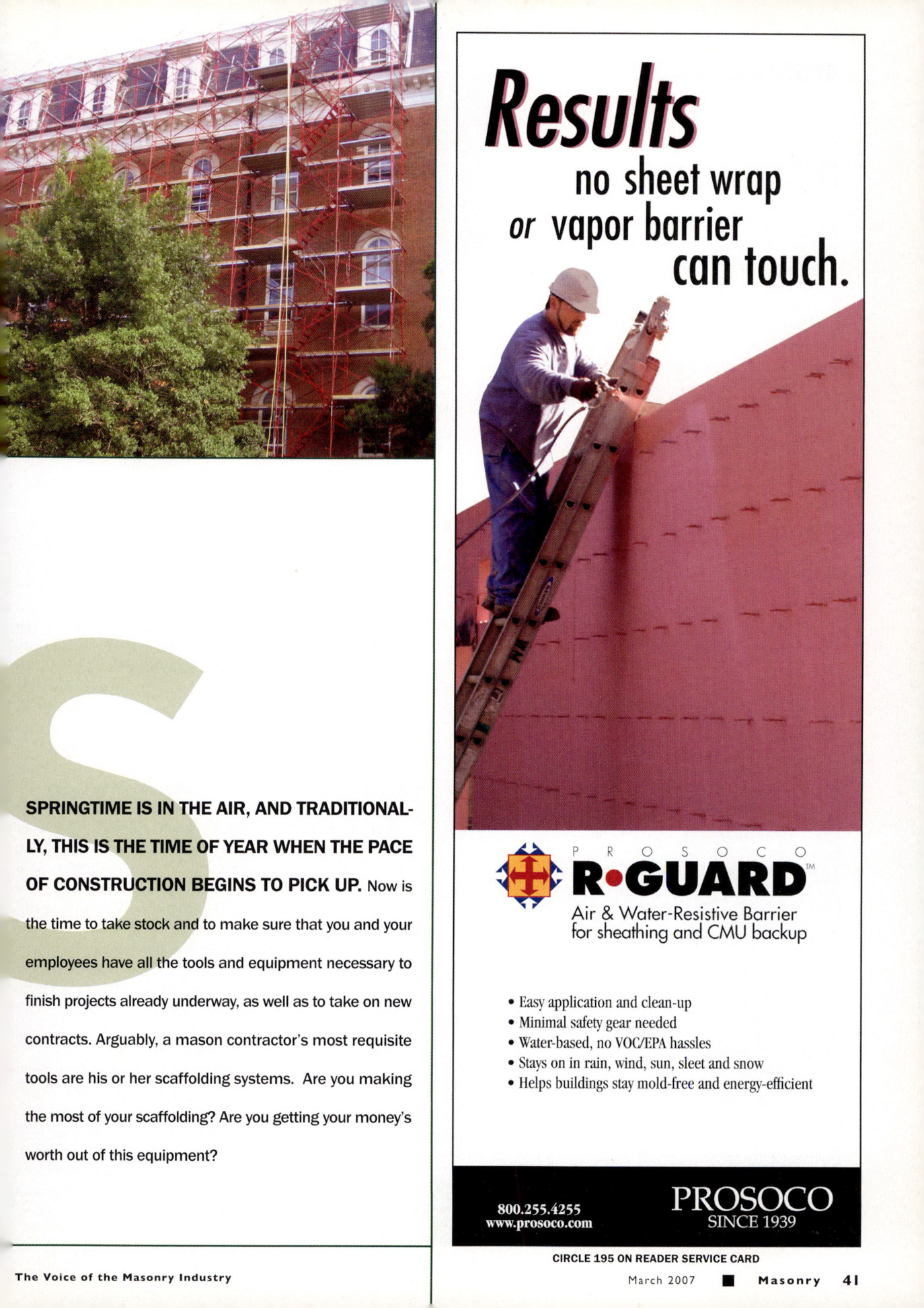 Masonry Magazine March 2007 Page. 43
