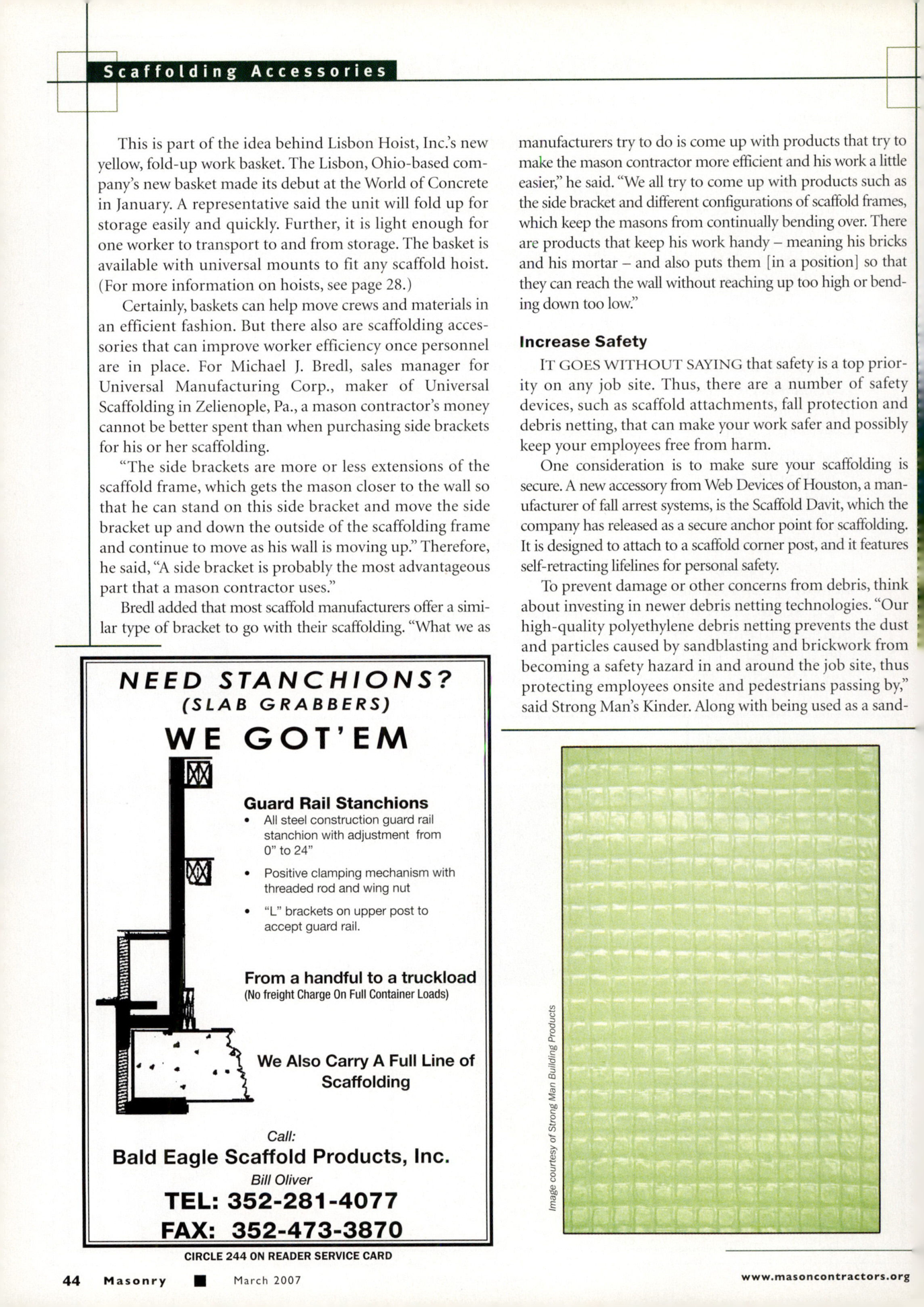 Masonry Magazine March 2007 Page. 46