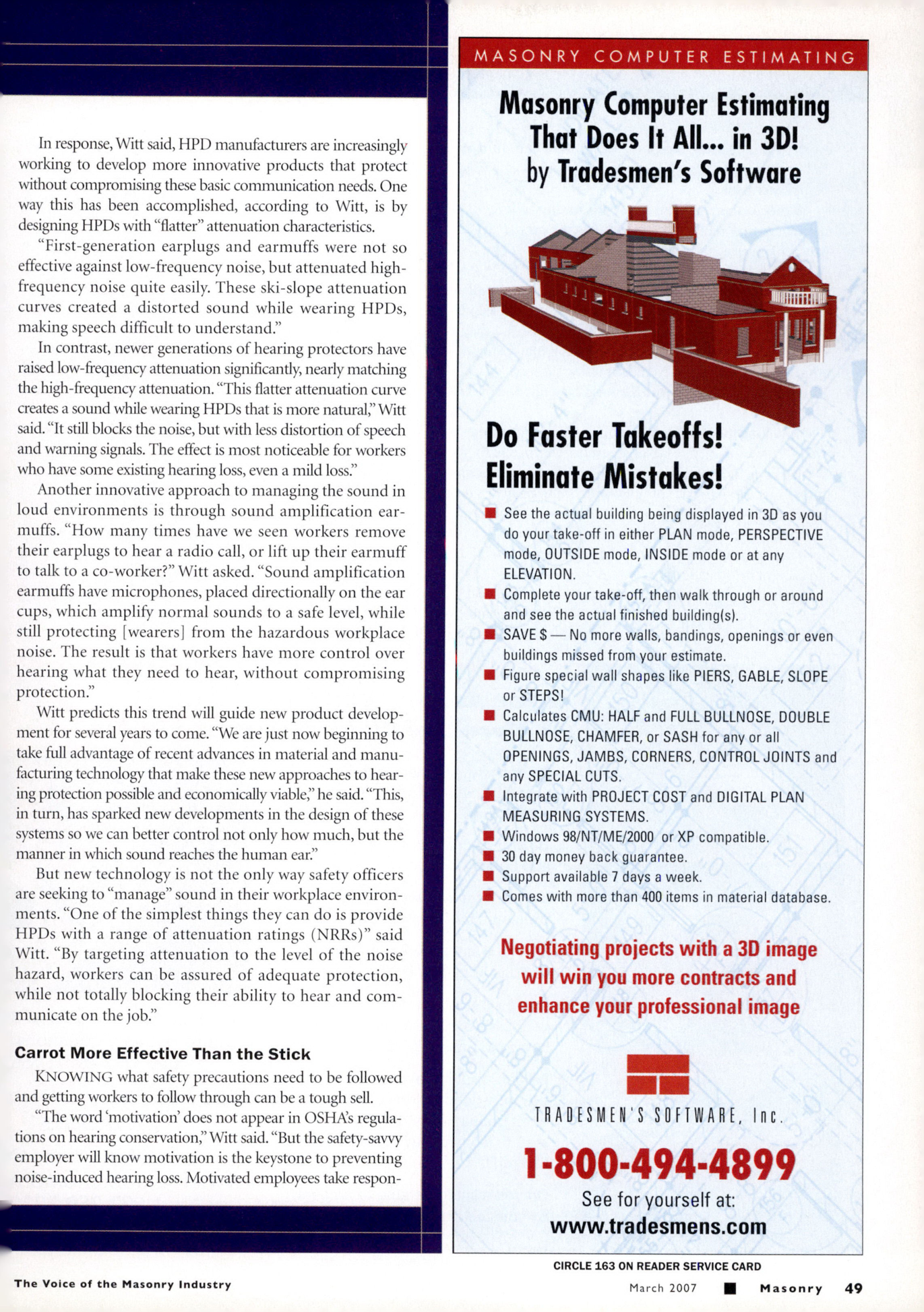 Masonry Magazine March 2007 Page. 51