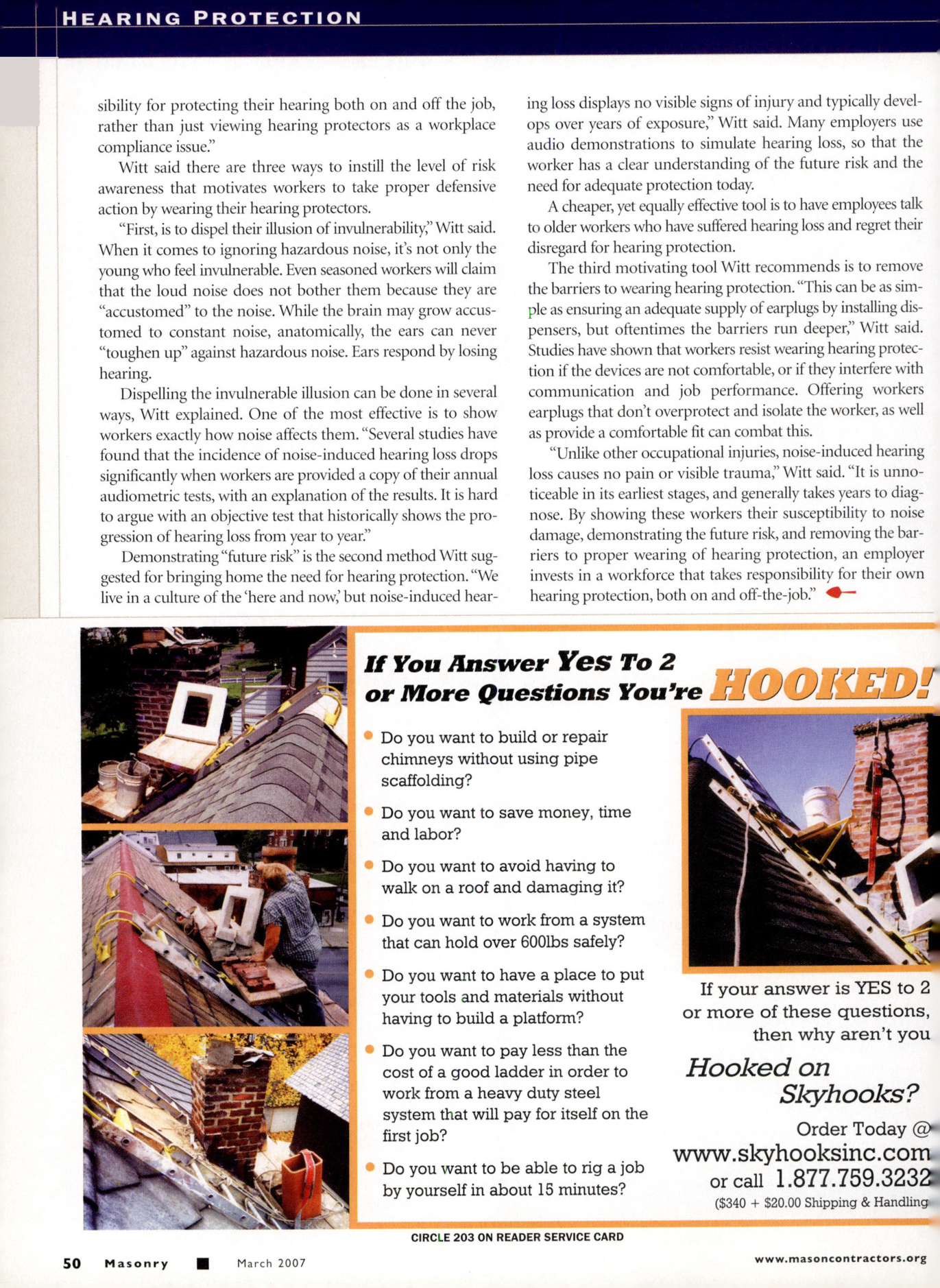 Masonry Magazine March 2007 Page. 52