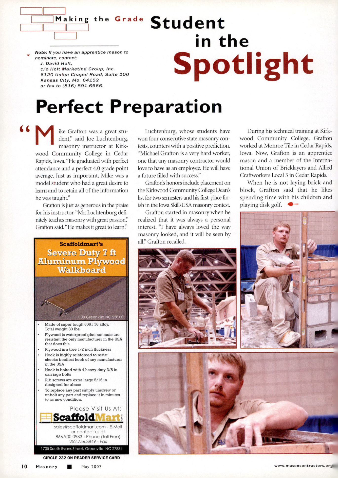Masonry Magazine May 2007 Page. 12