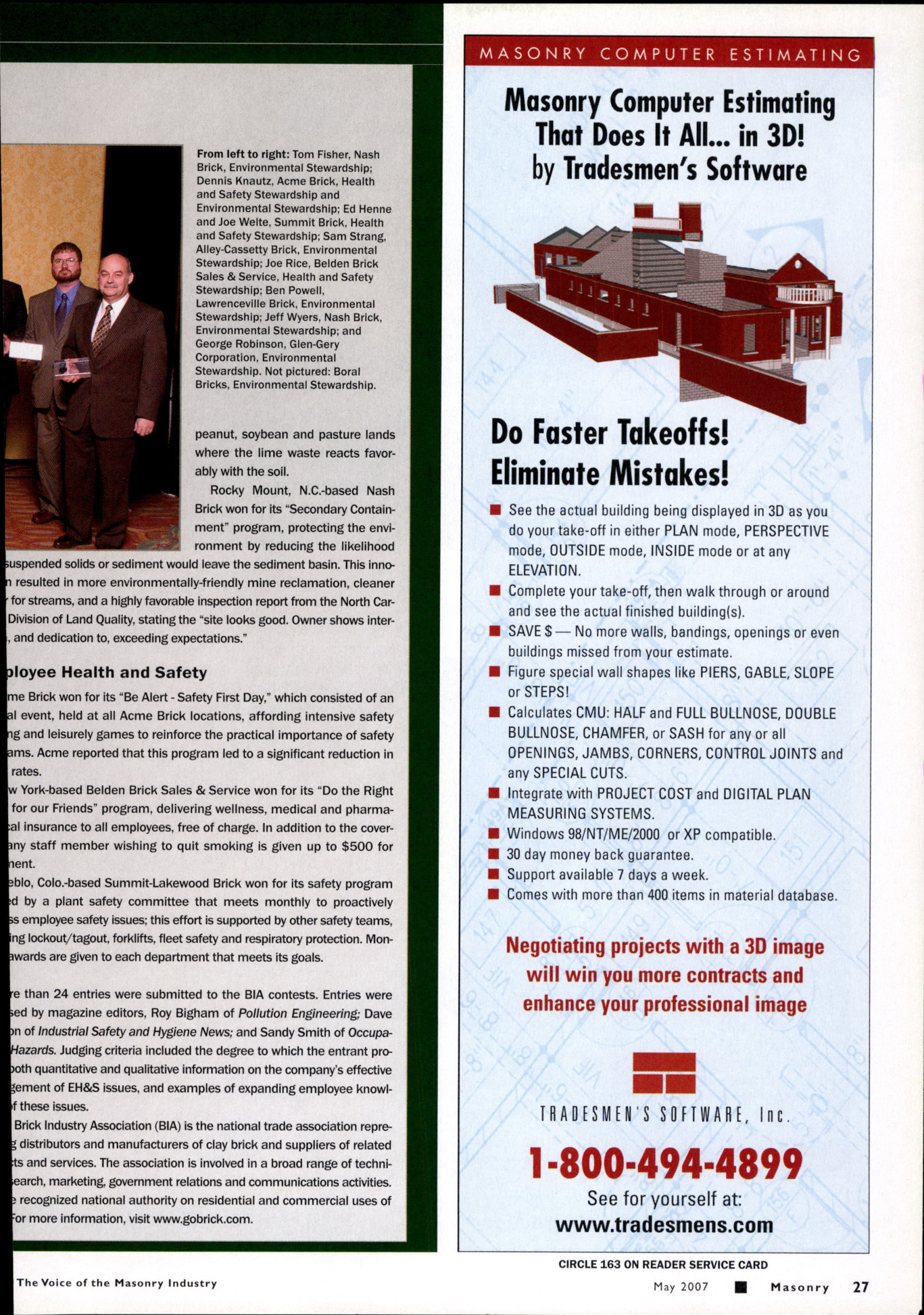 Masonry Magazine May 2007 Page. 29