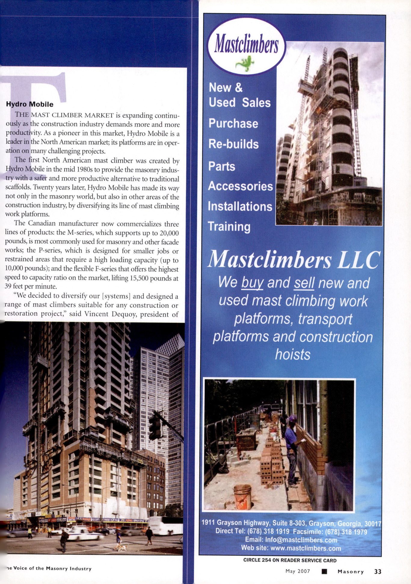 Masonry Magazine May 2007 Page. 35