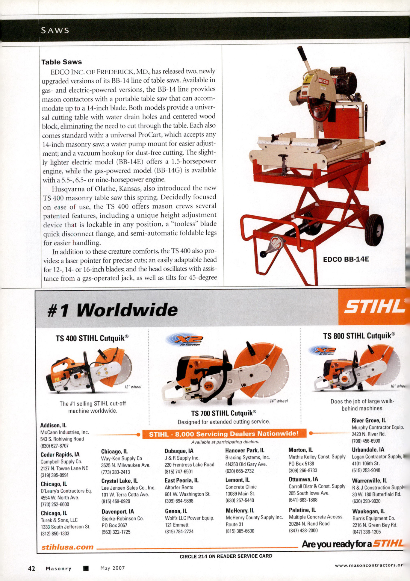 Masonry Magazine May 2007 Page. 44