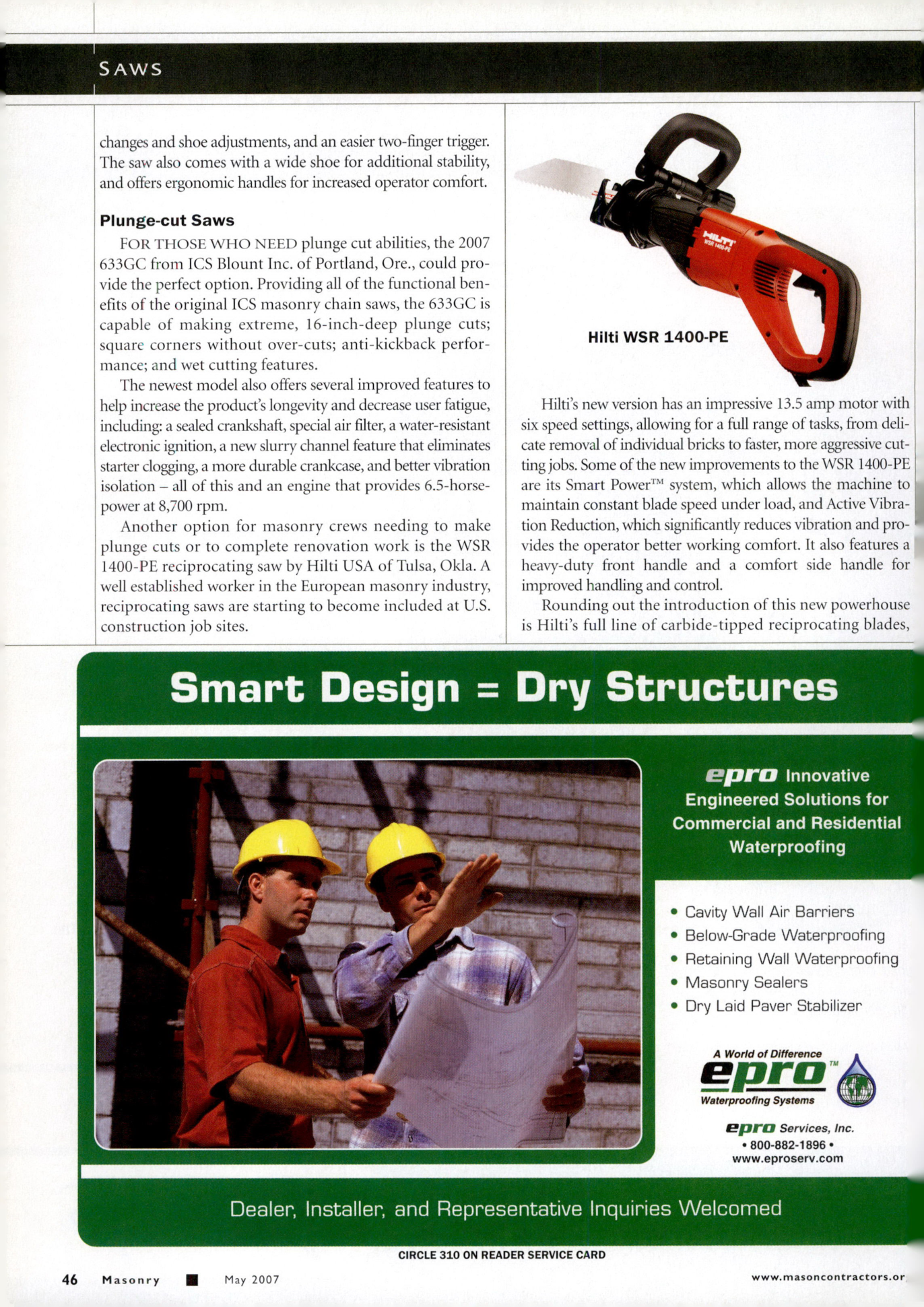 Masonry Magazine May 2007 Page. 48