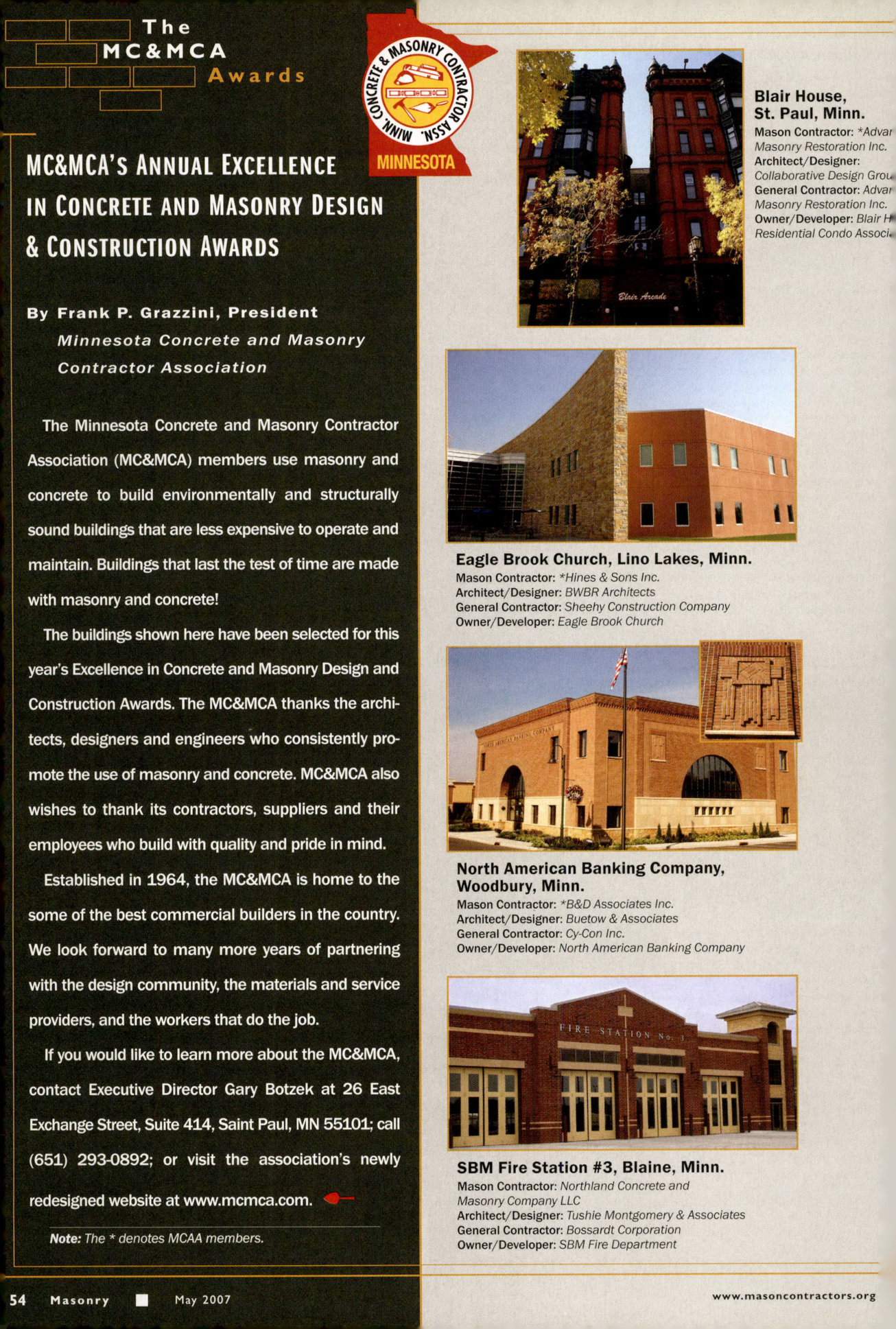 Masonry Magazine May 2007 Page. 56