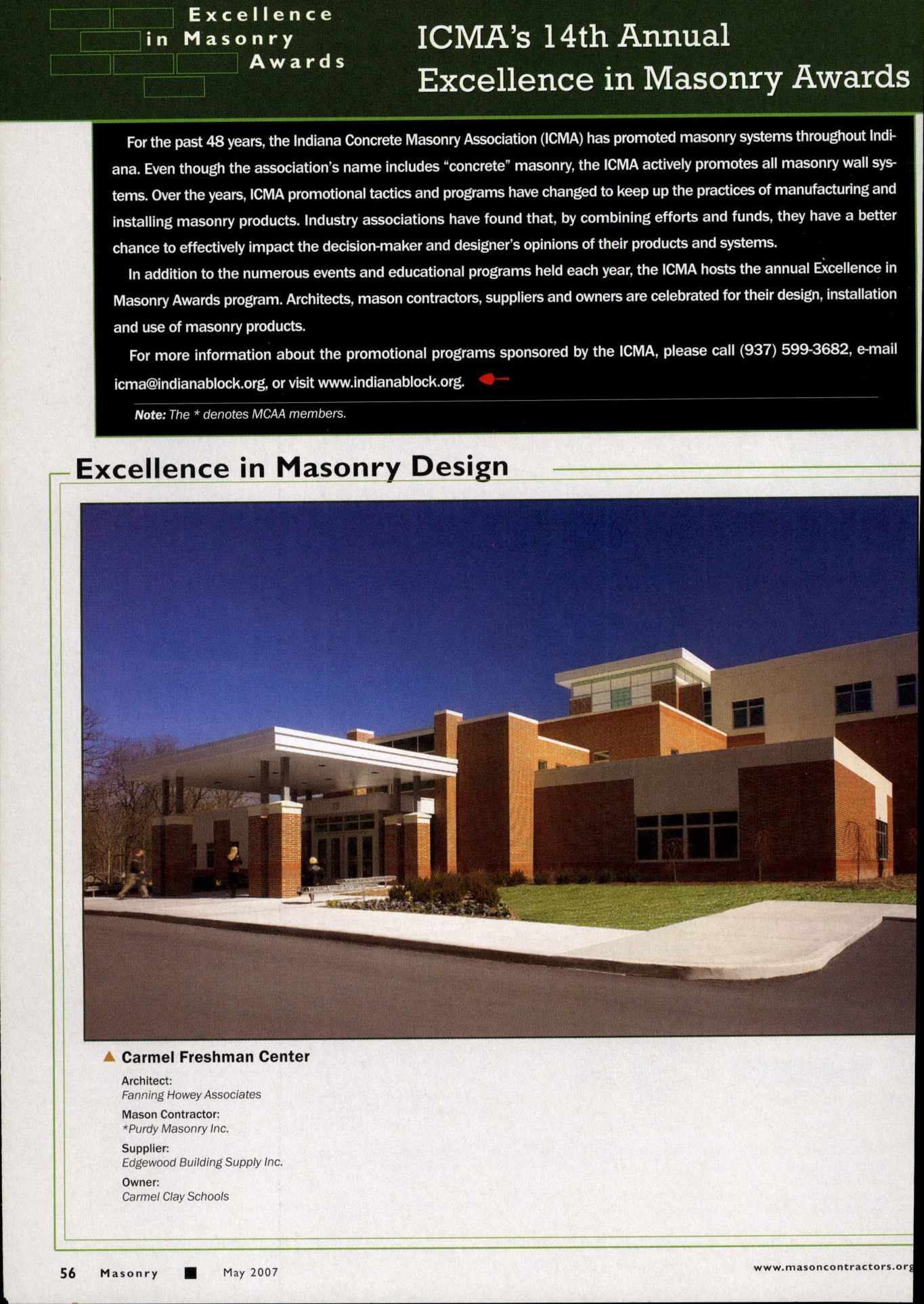 Masonry Magazine May 2007 Page. 58