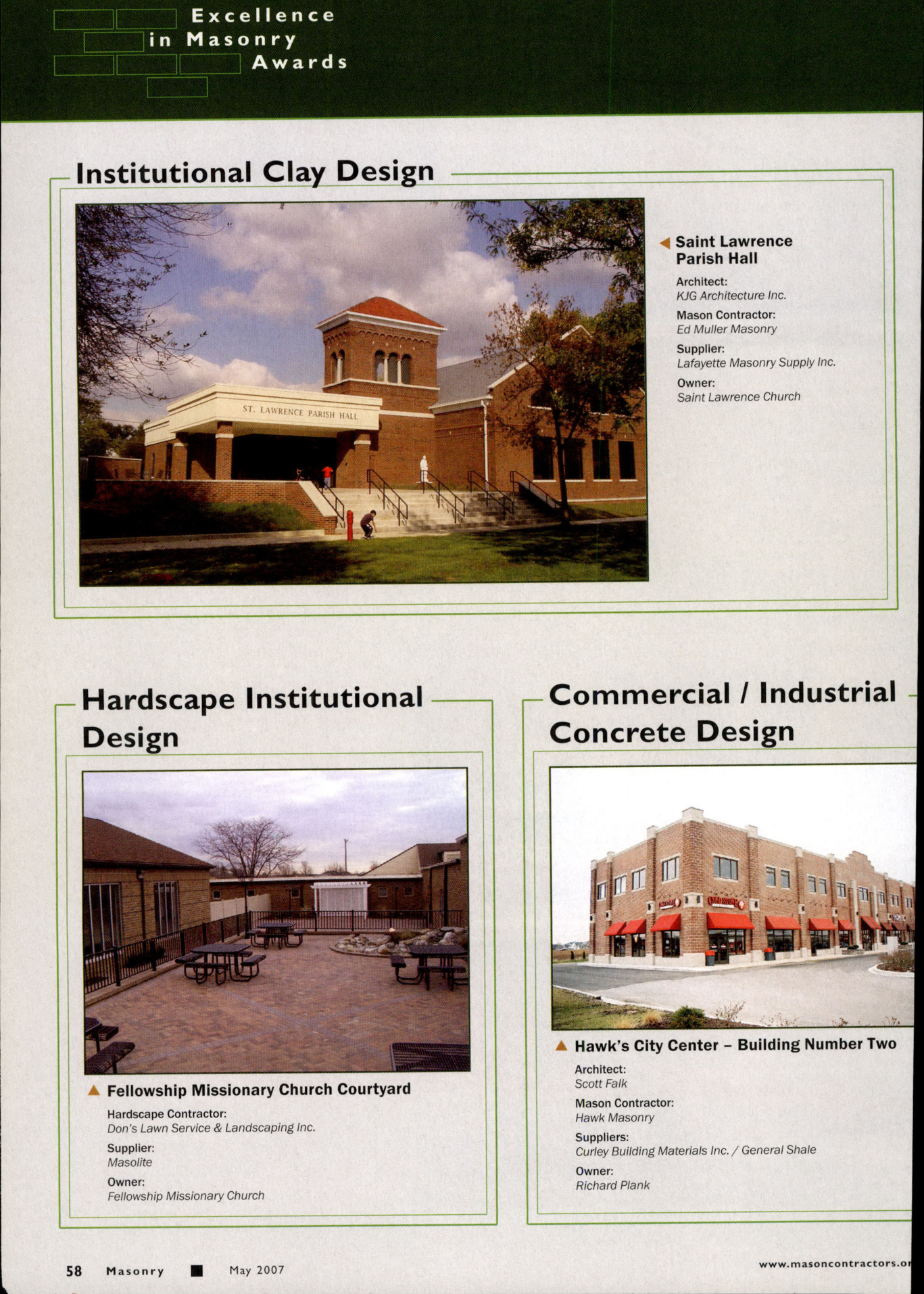 Masonry Magazine May 2007 Page. 60
