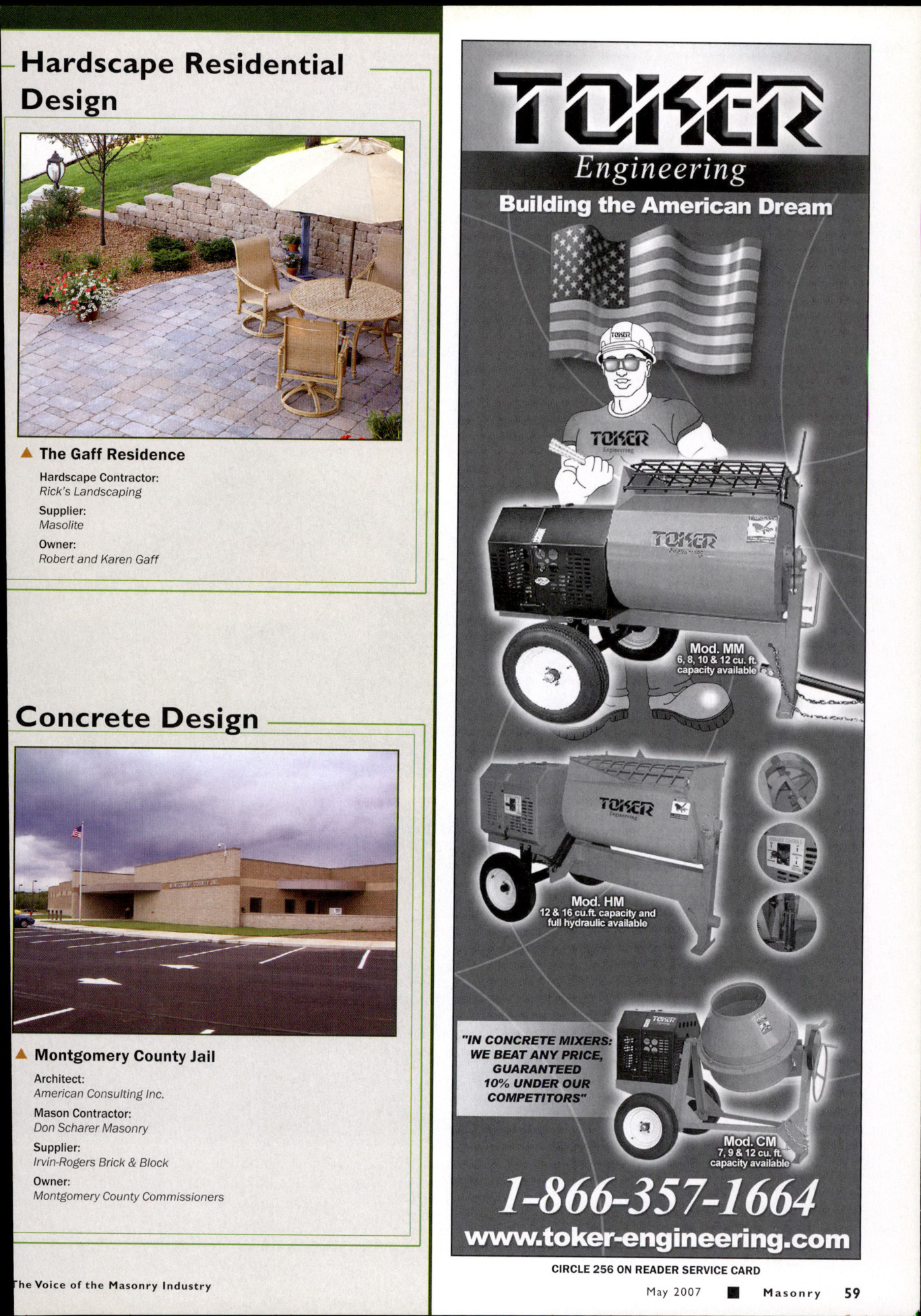 Masonry Magazine May 2007 Page. 61