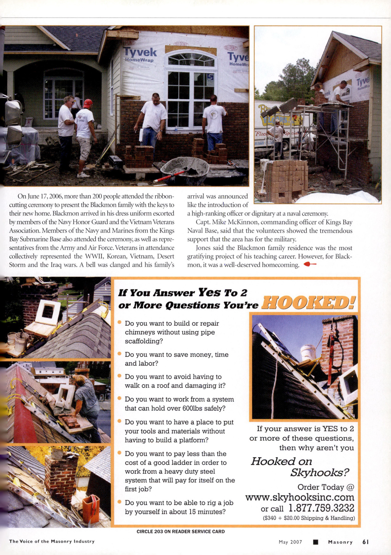 Masonry Magazine May 2007 Page. 63