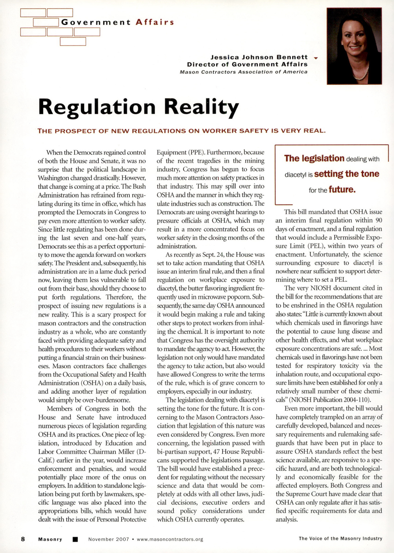 Masonry Magazine November 2007 Page. 10