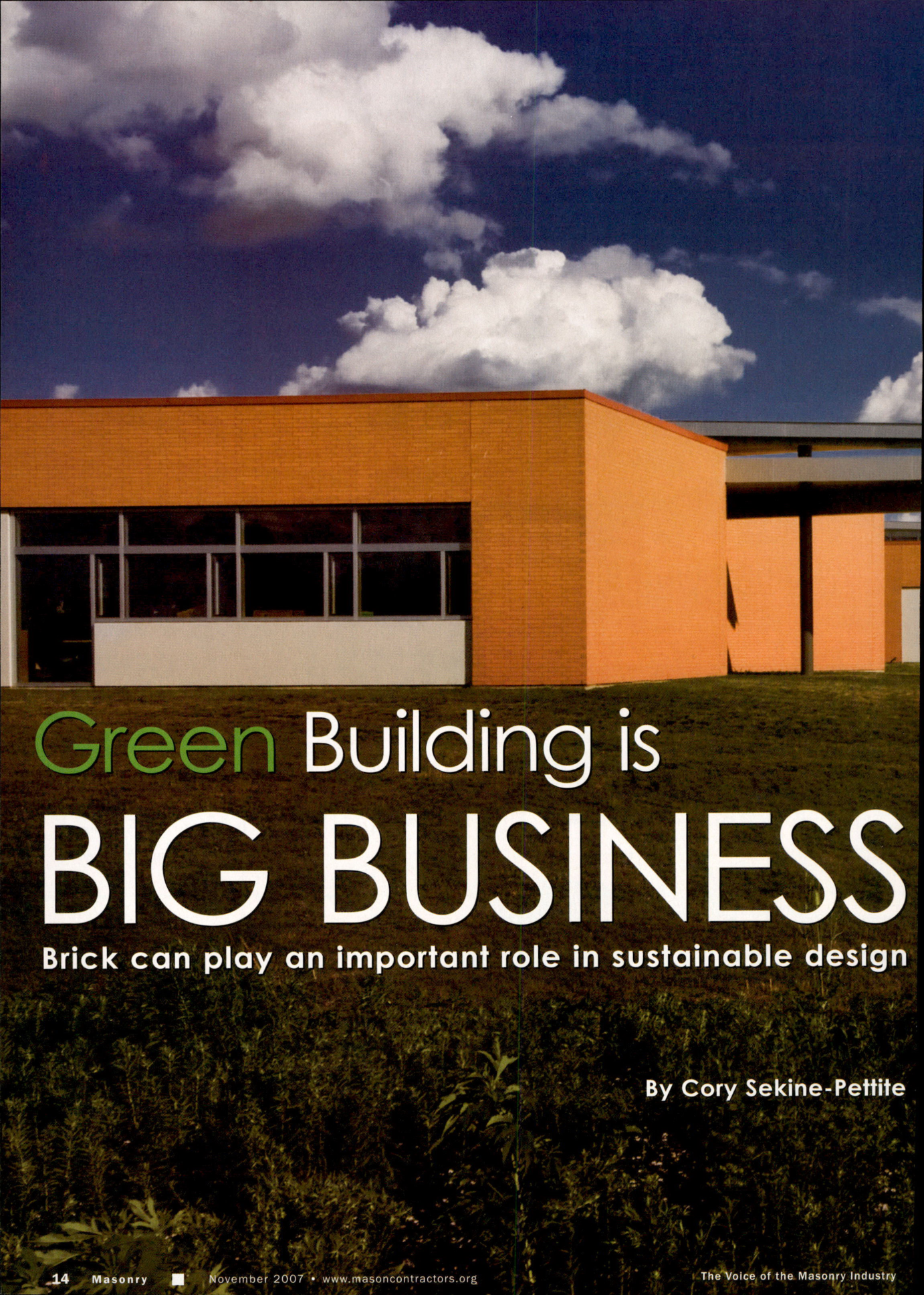 Masonry Magazine November 2007 Page. 16