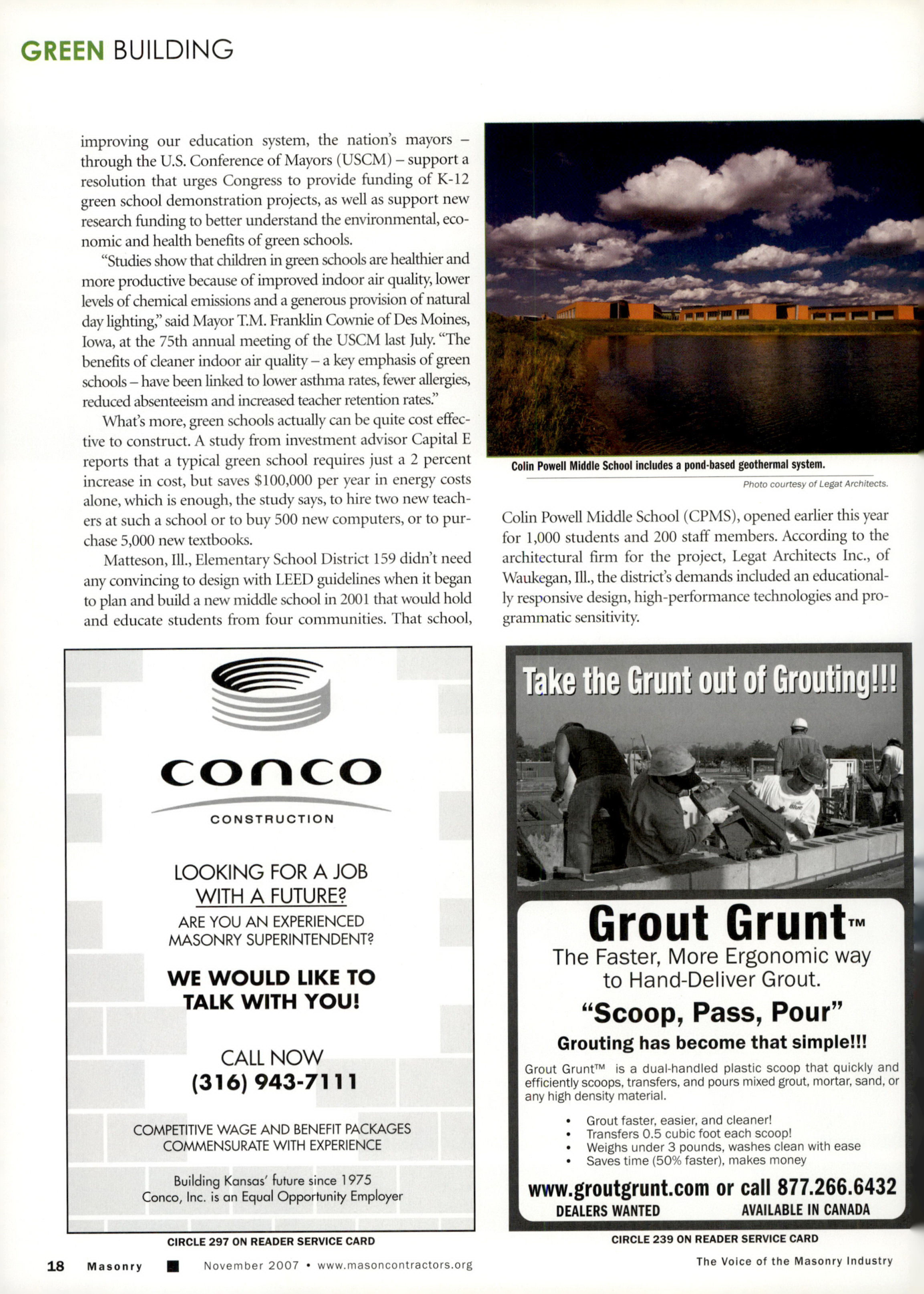 Masonry Magazine November 2007 Page. 20