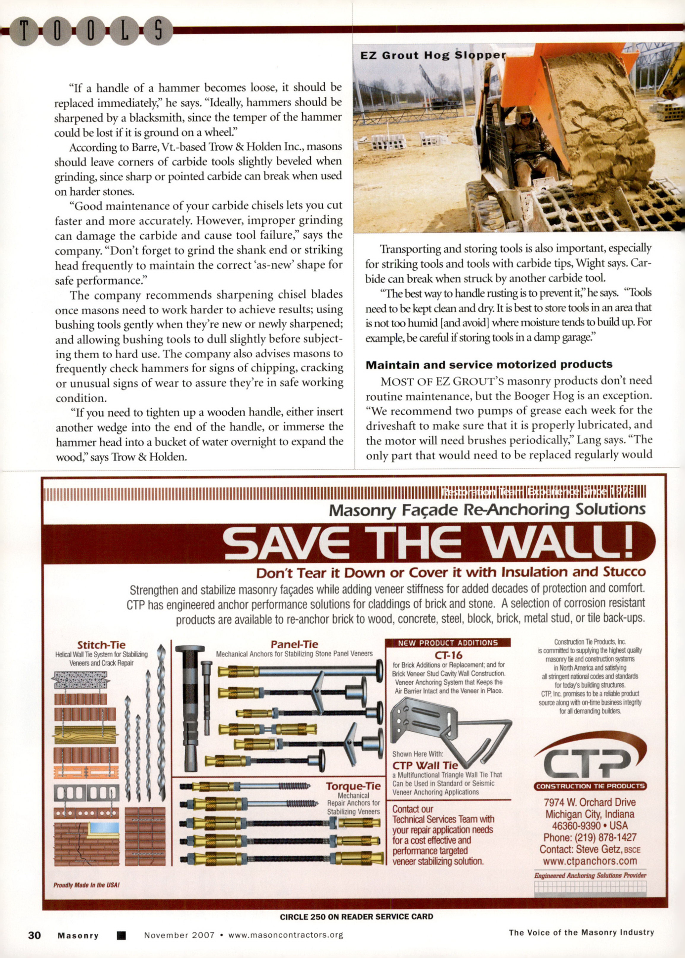Masonry Magazine November 2007 Page. 32