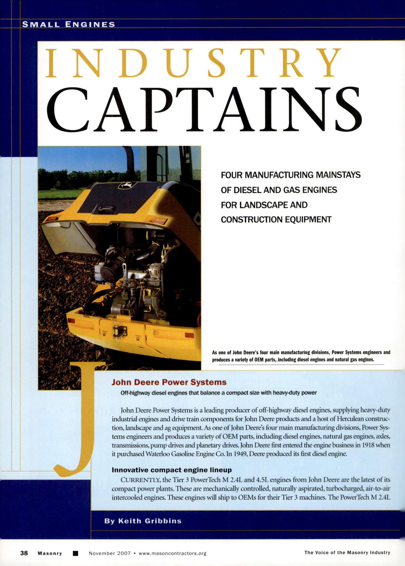 Masonry Magazine November 2007 Page. 40