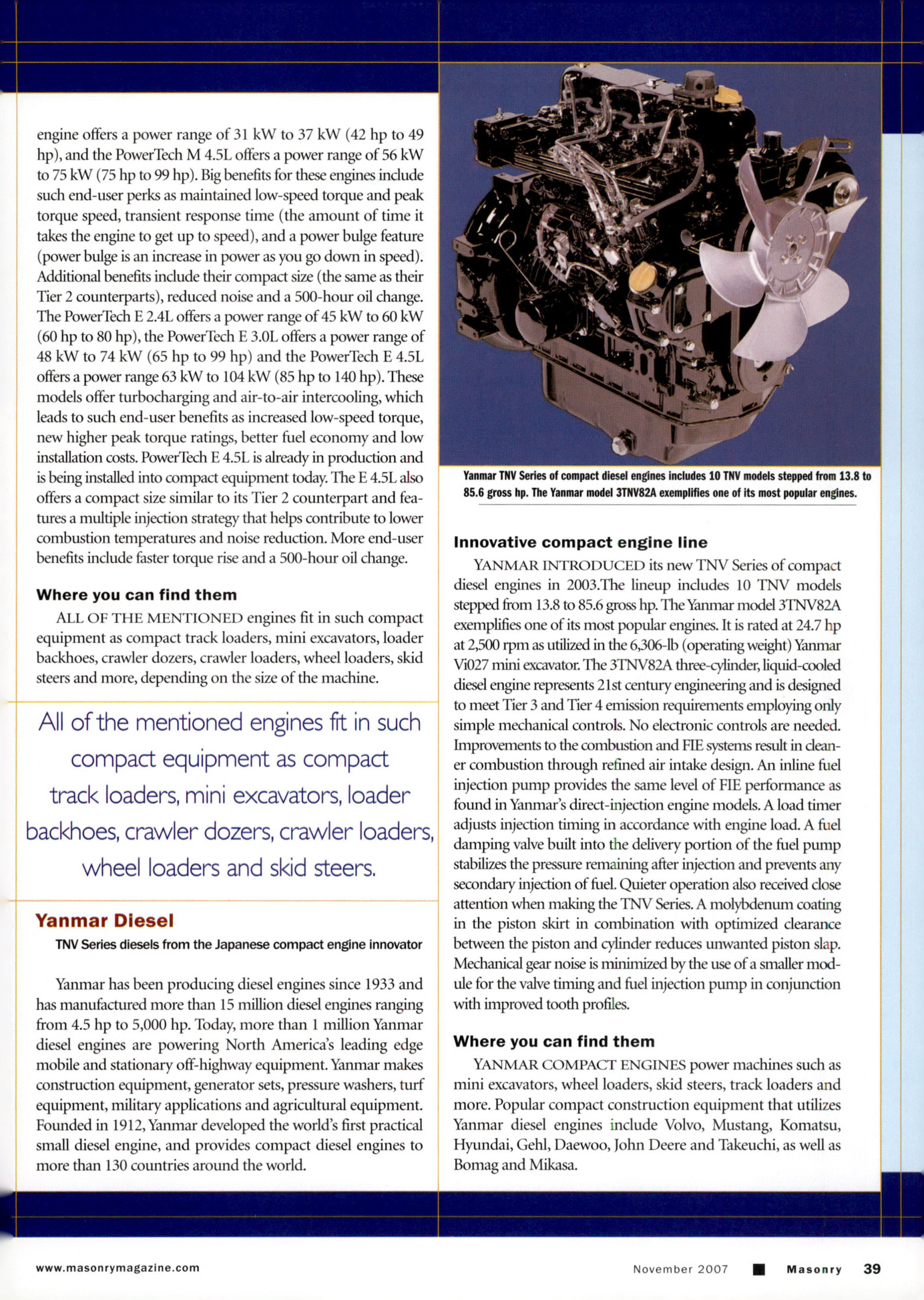 Masonry Magazine November 2007 Page. 41