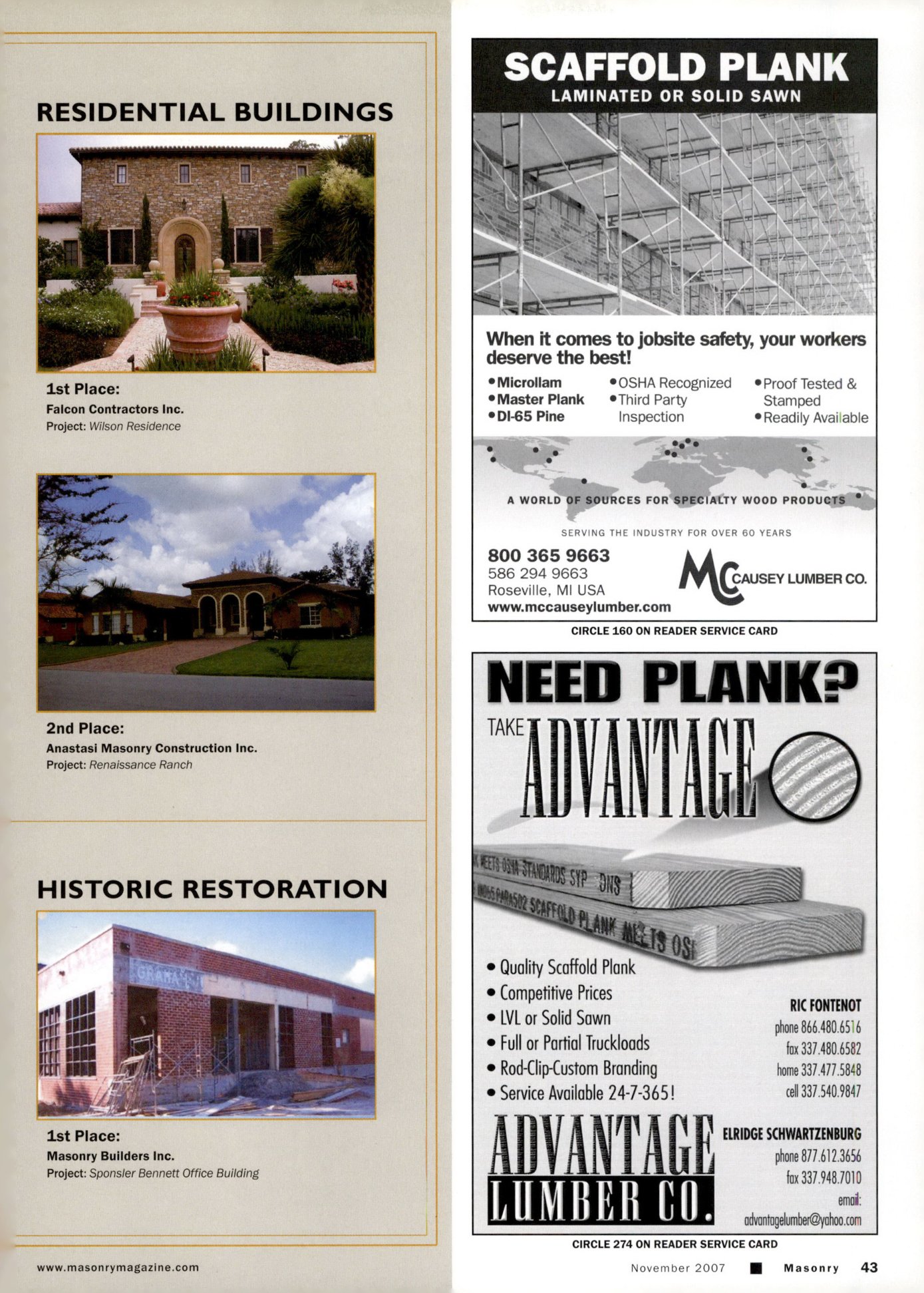 Masonry Magazine November 2007 Page. 45