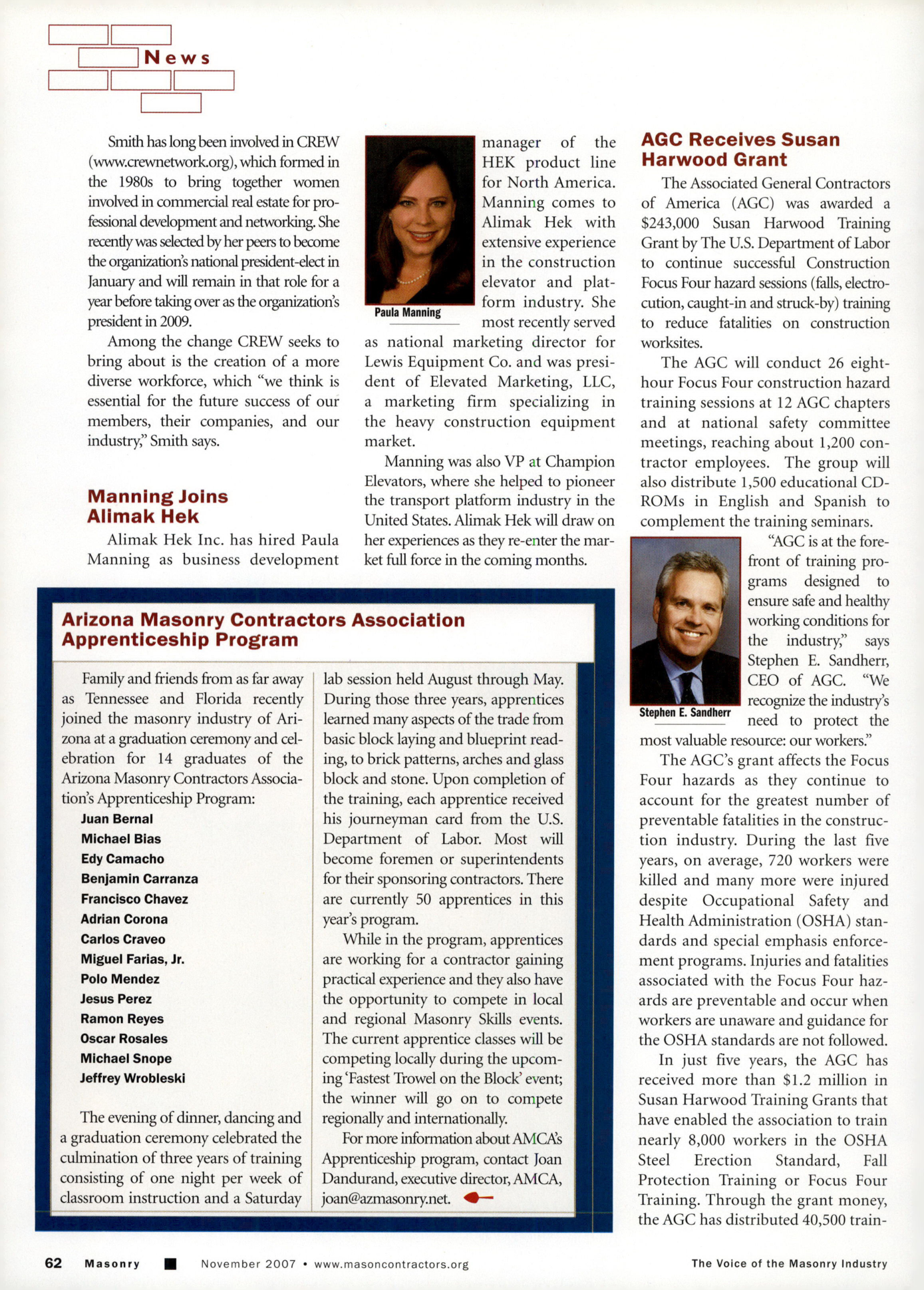 Masonry Magazine November 2007 Page. 64