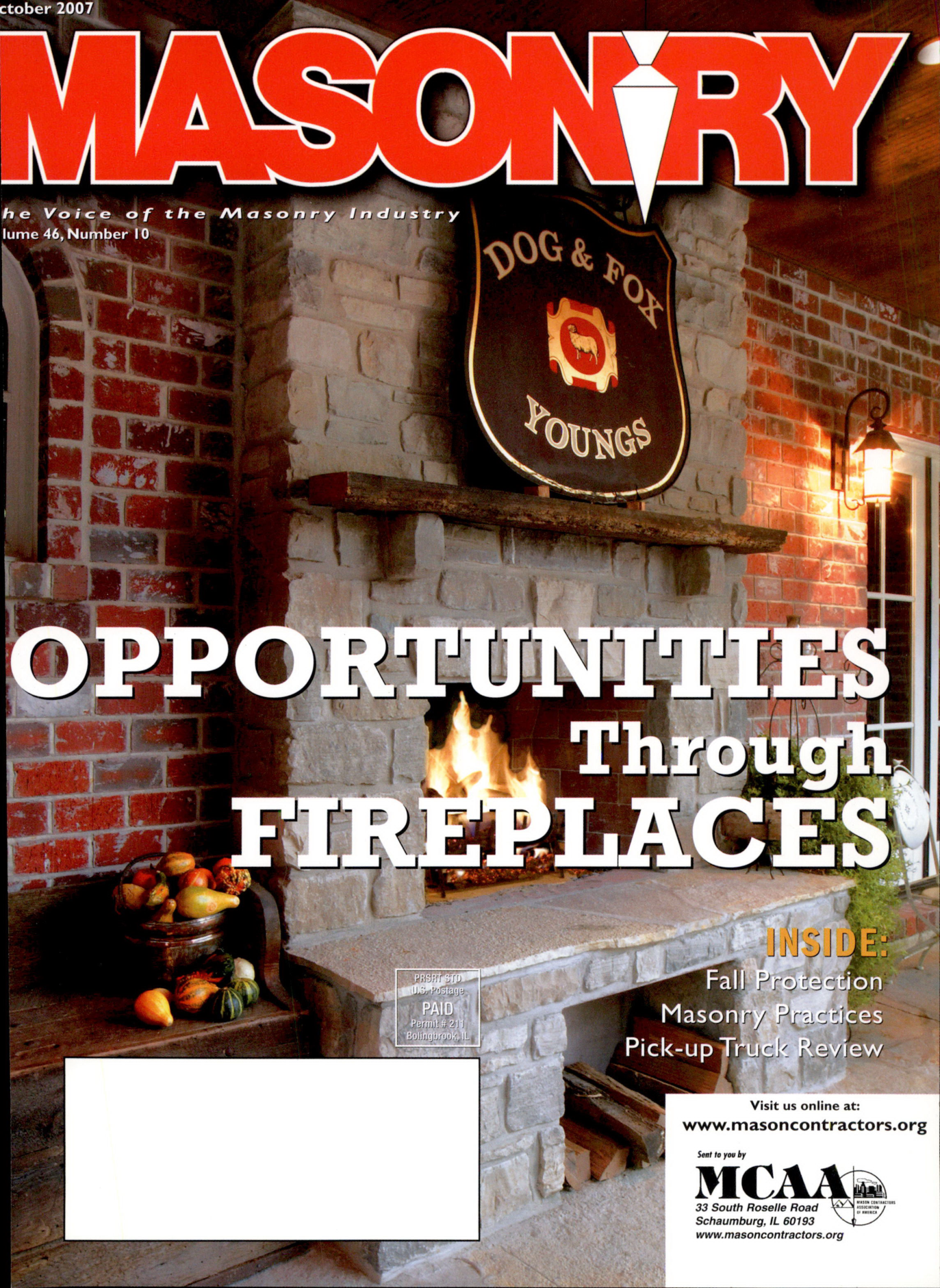 Masonry Magazine October 2007 Page. 1