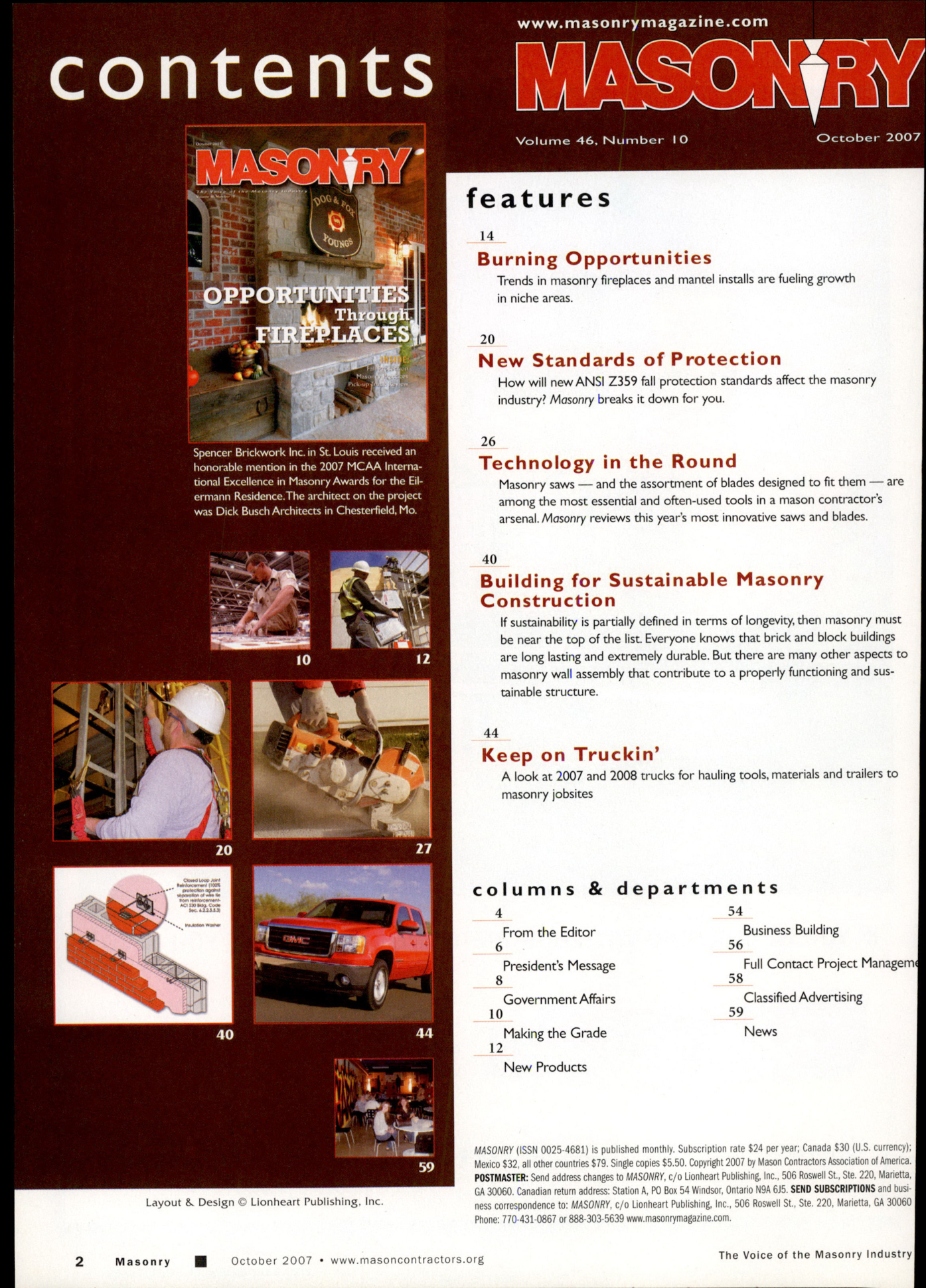 Masonry Magazine October 2007 Page. 4