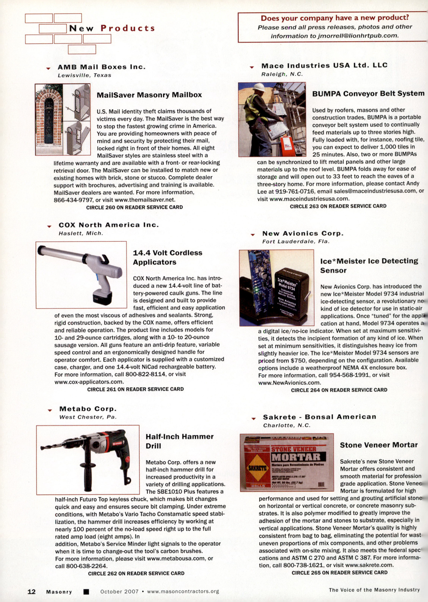 Masonry Magazine October 2007 Page. 14