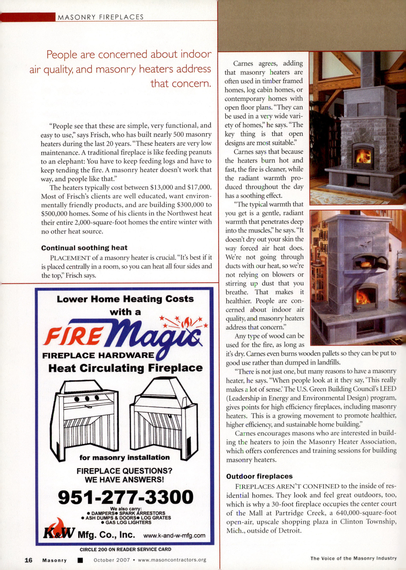 Masonry Magazine October 2007 Page. 18