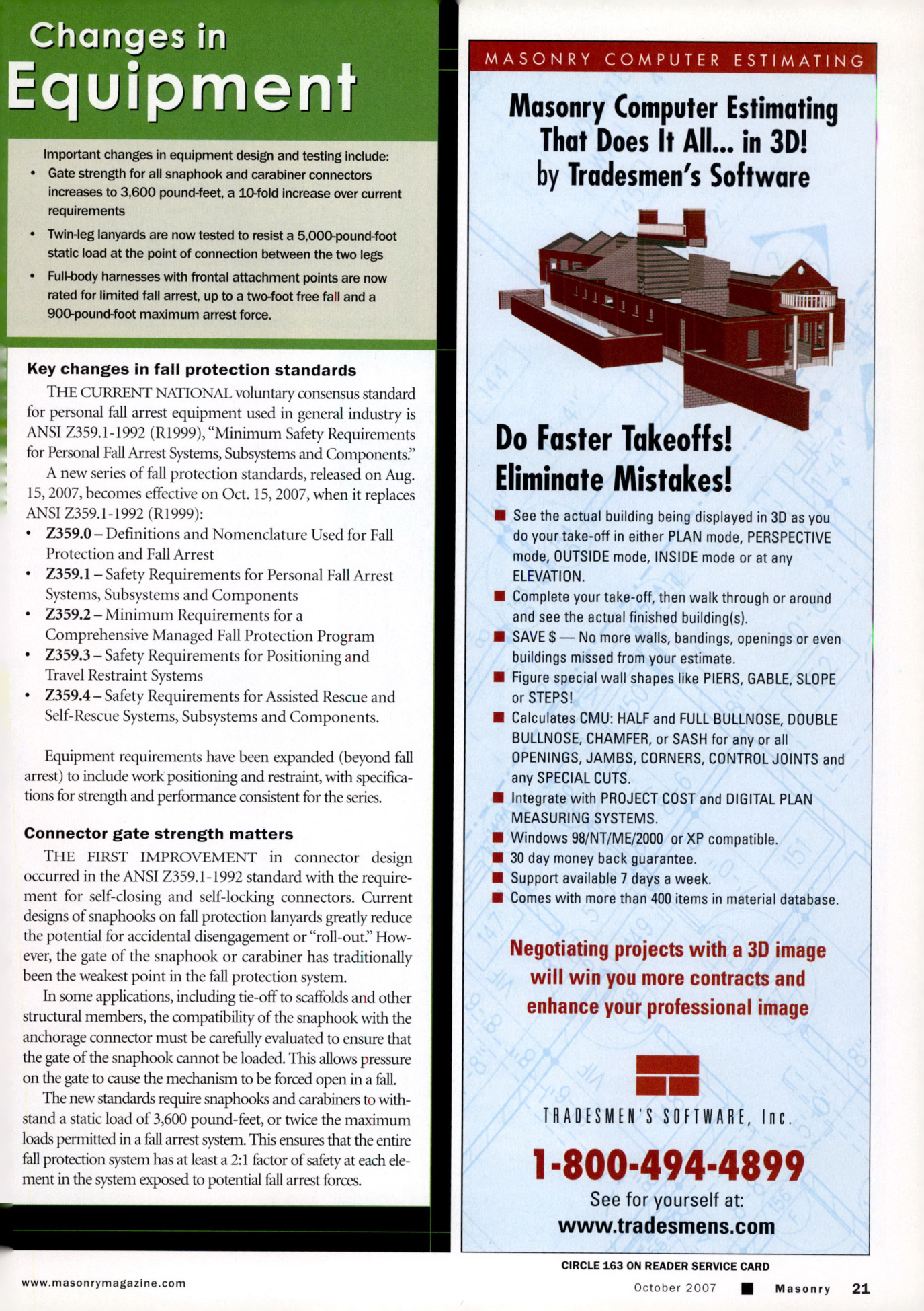 Masonry Magazine October 2007 Page. 23
