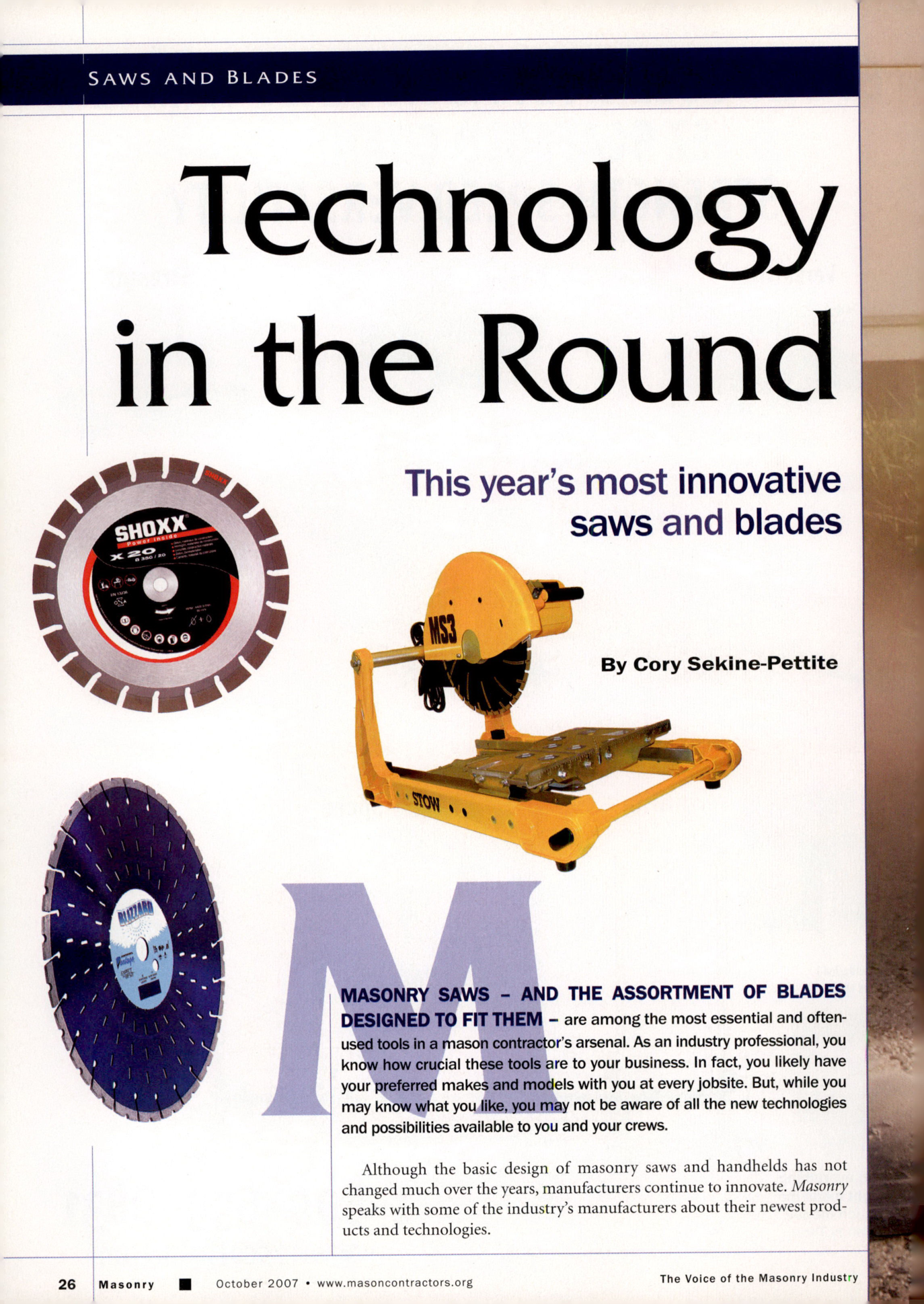 Masonry Magazine October 2007 Page. 28