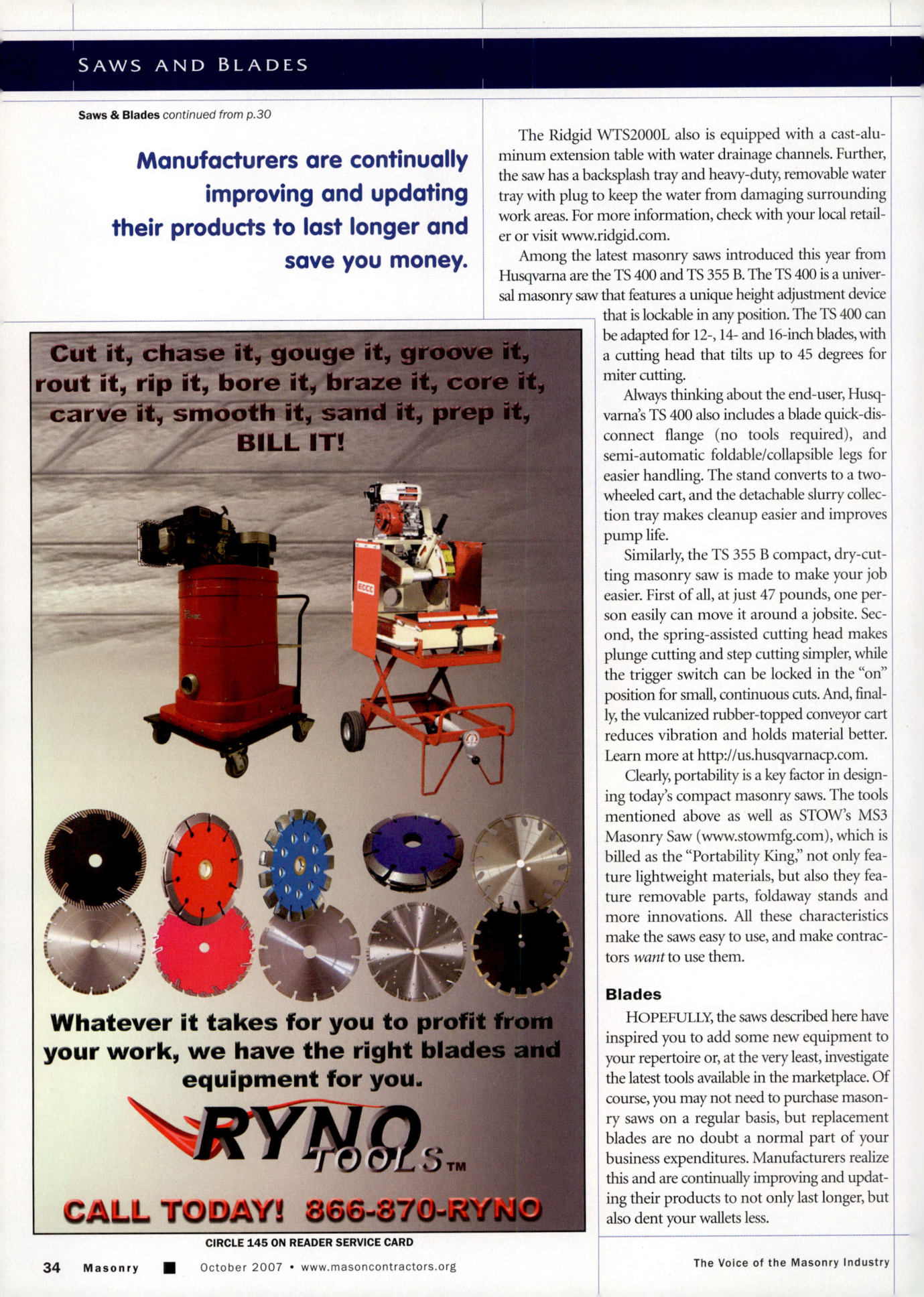 Masonry Magazine October 2007 Page. 36