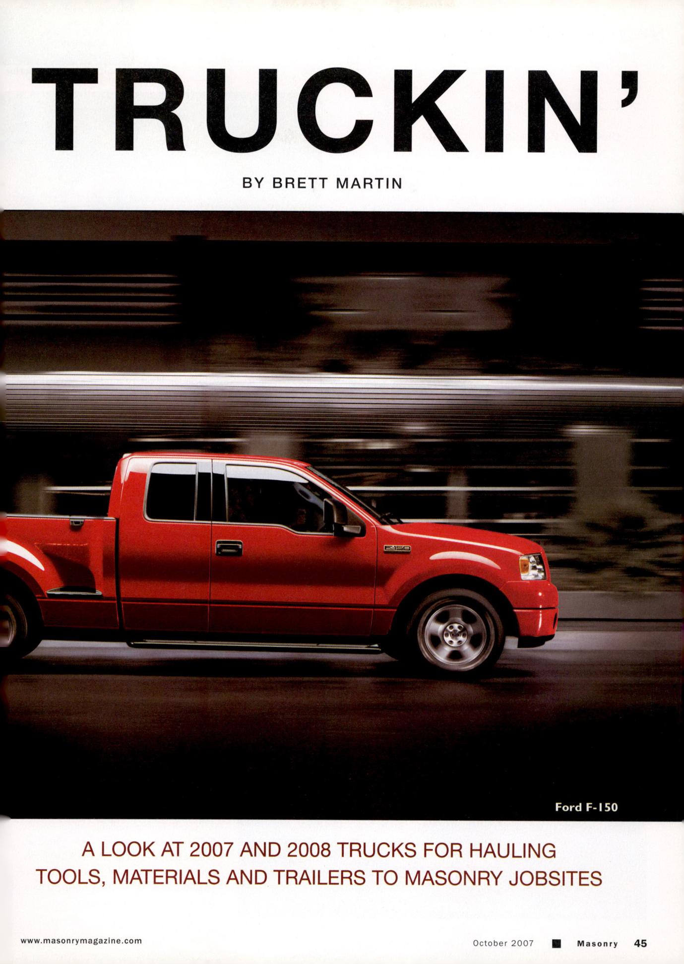 Masonry Magazine October 2007 Page. 47