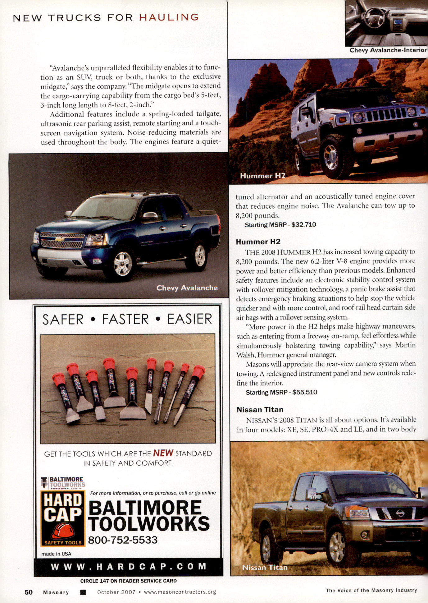 Masonry Magazine October 2007 Page. 52