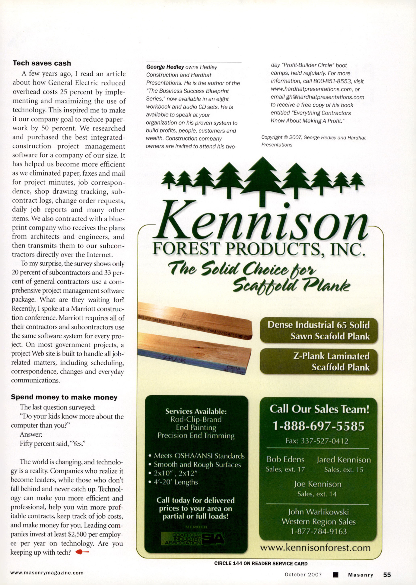Masonry Magazine October 2007 Page. 57