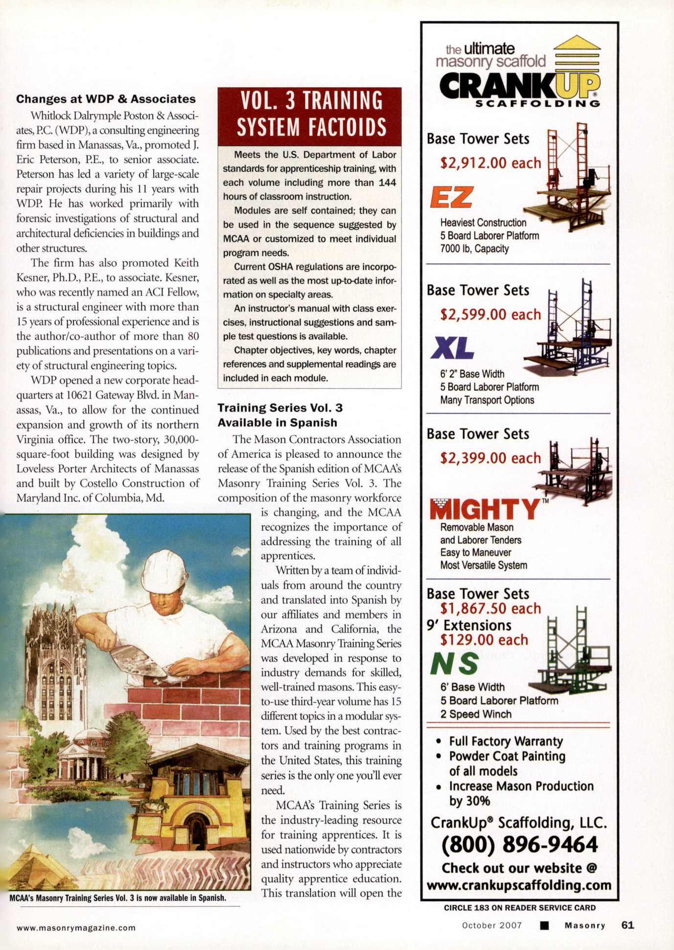 Masonry Magazine October 2007 Page. 63