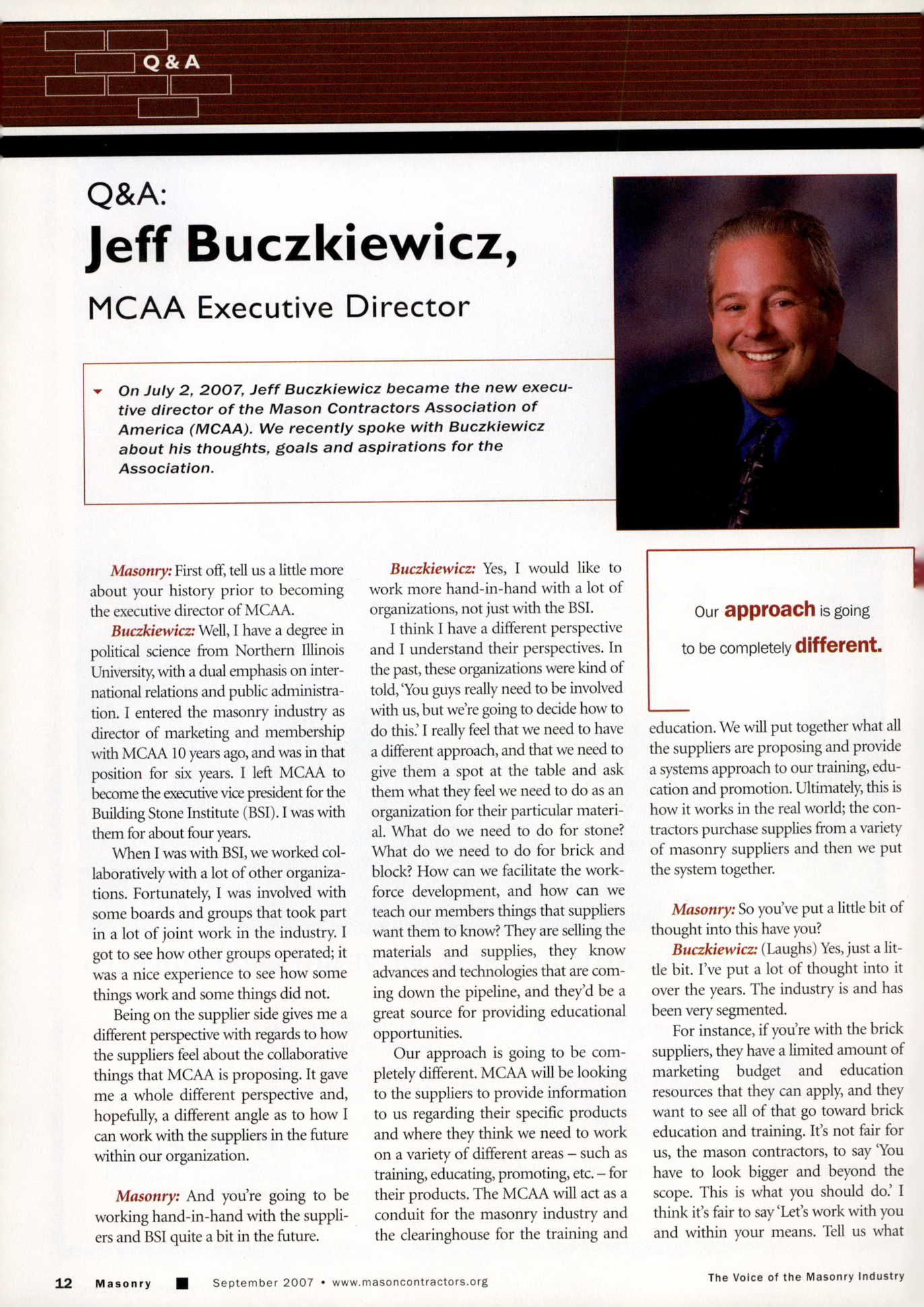 Masonry Magazine September 2007 Page. 14