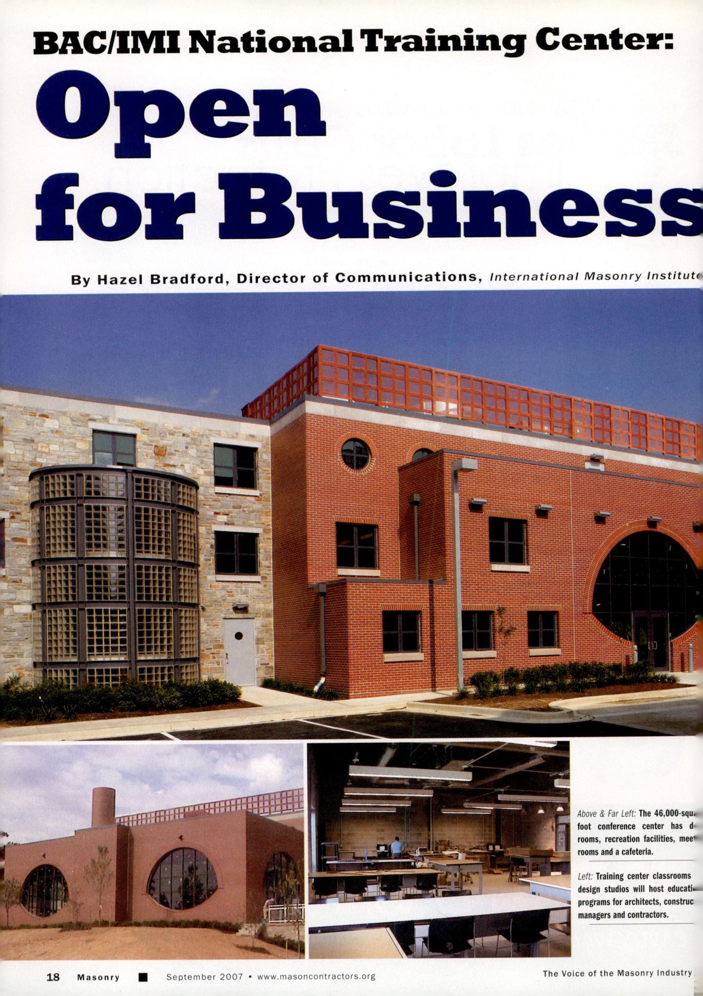 Masonry Magazine September 2007 Page. 20
