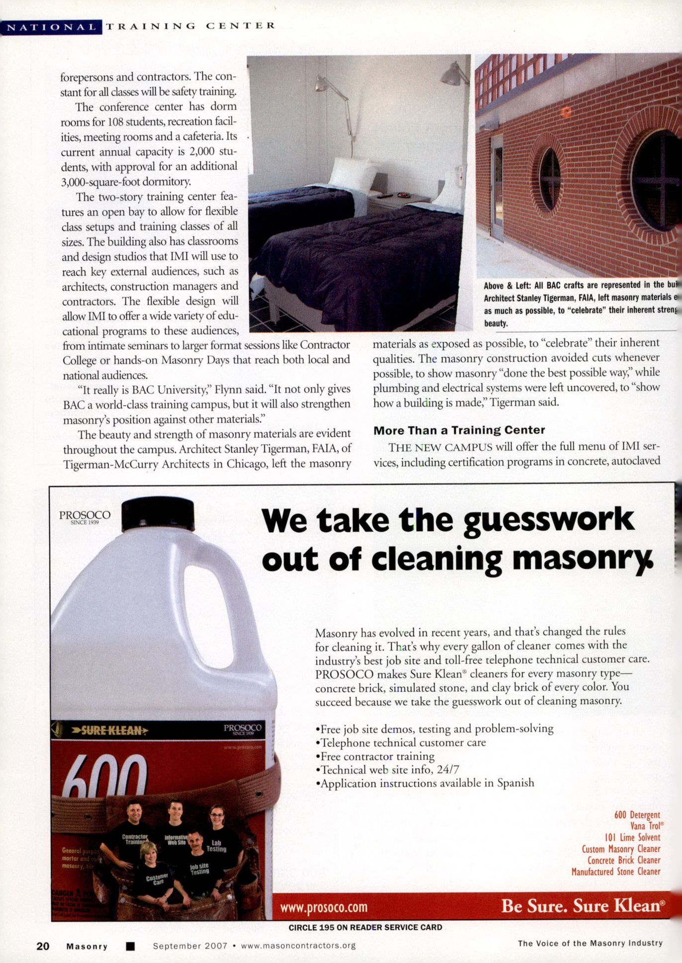 Masonry Magazine September 2007 Page. 22