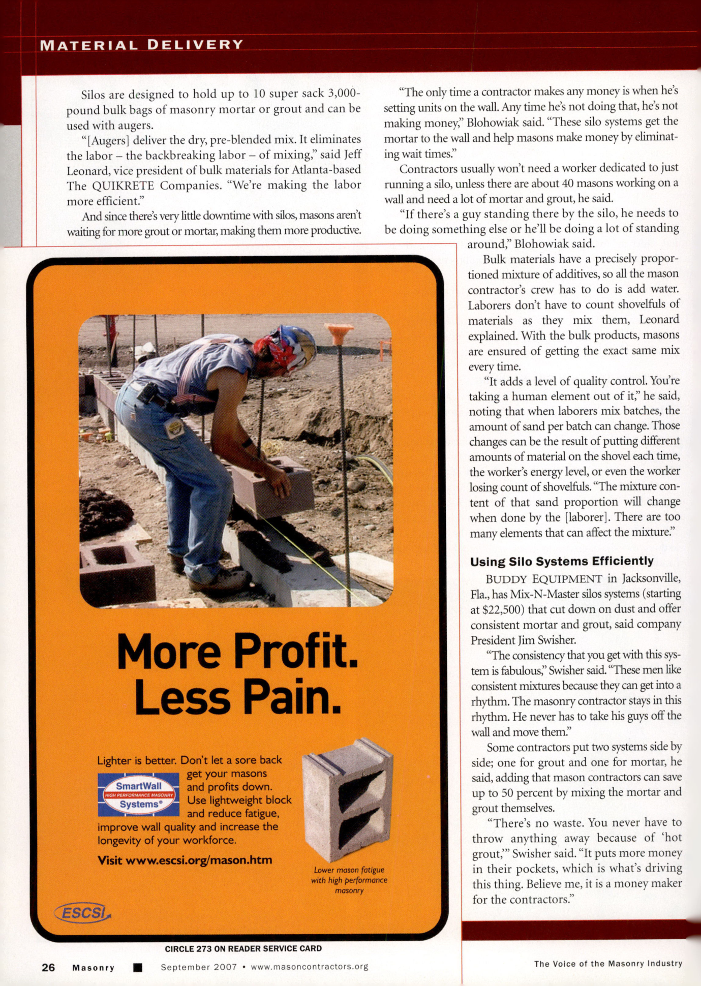 Masonry Magazine September 2007 Page. 28