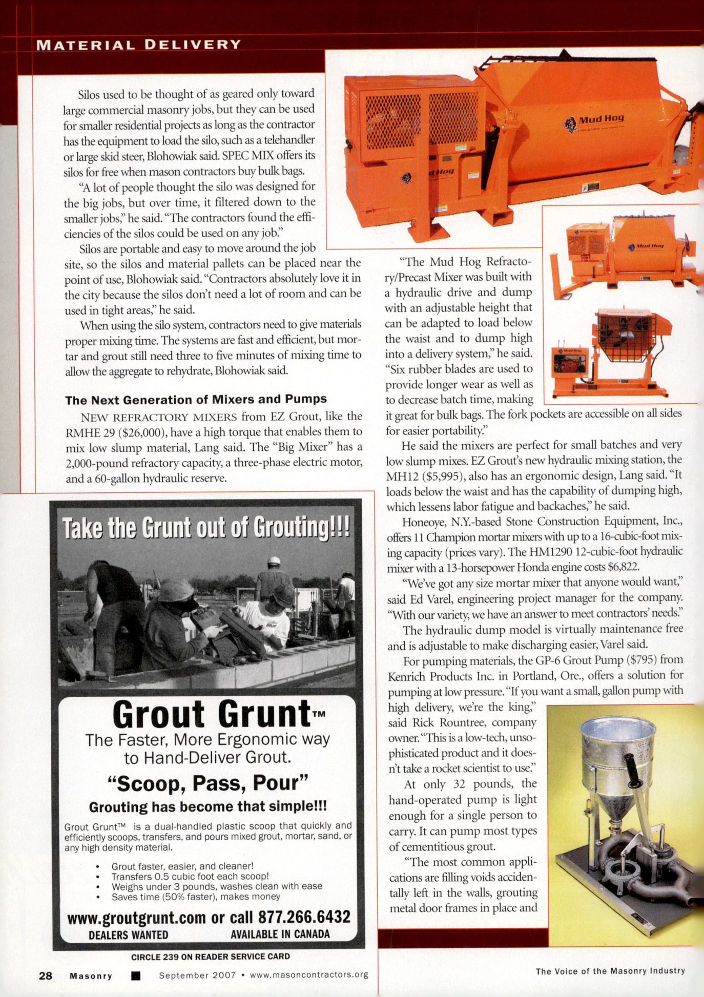 Masonry Magazine September 2007 Page. 30