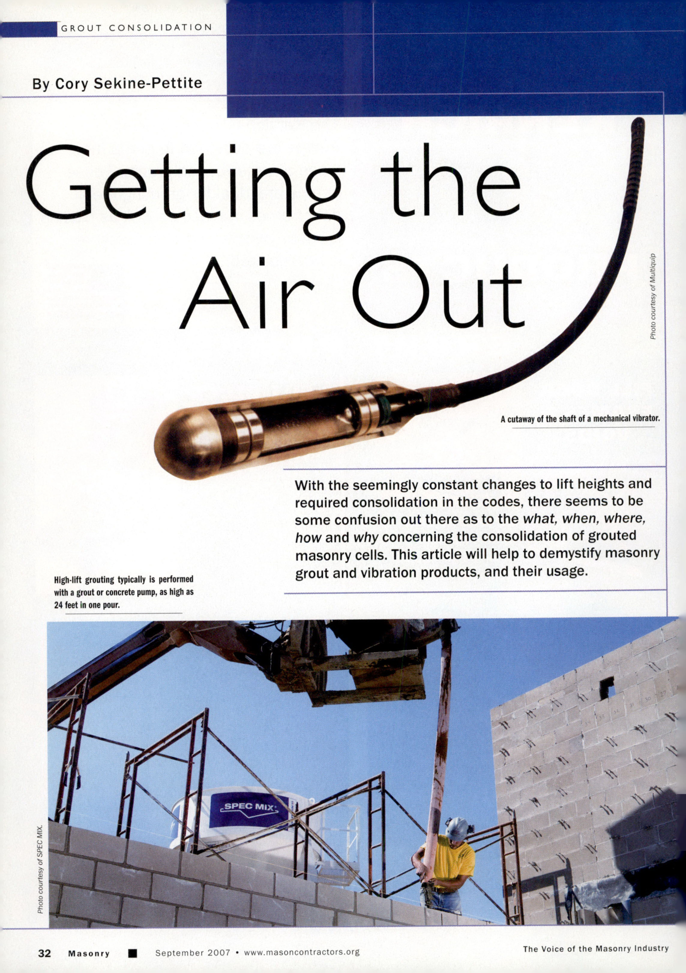 Masonry Magazine September 2007 Page. 34
