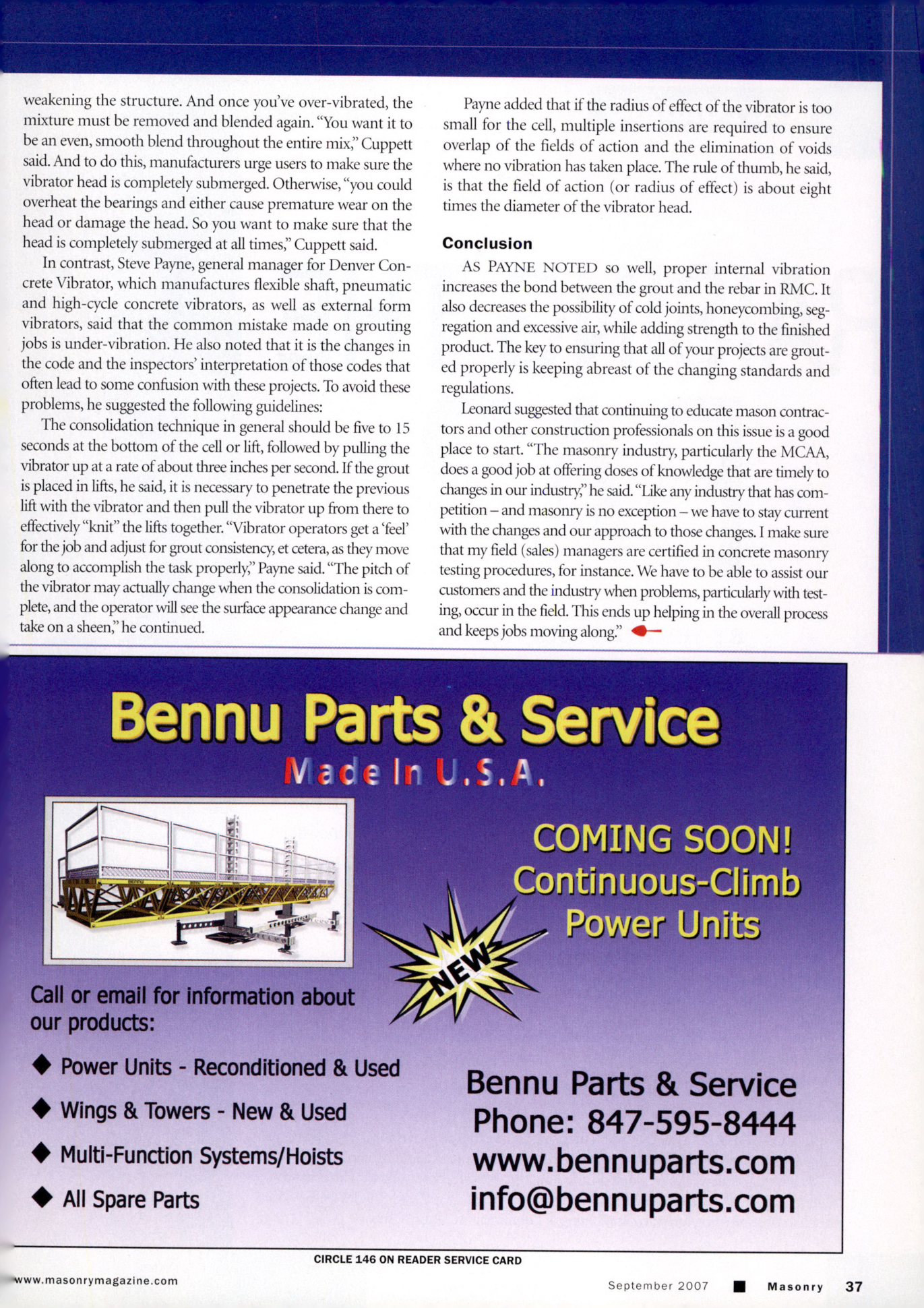 Masonry Magazine September 2007 Page. 39