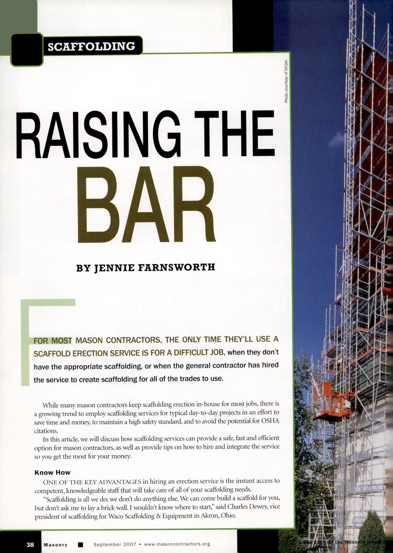 Masonry Magazine September 2007 Page. 40